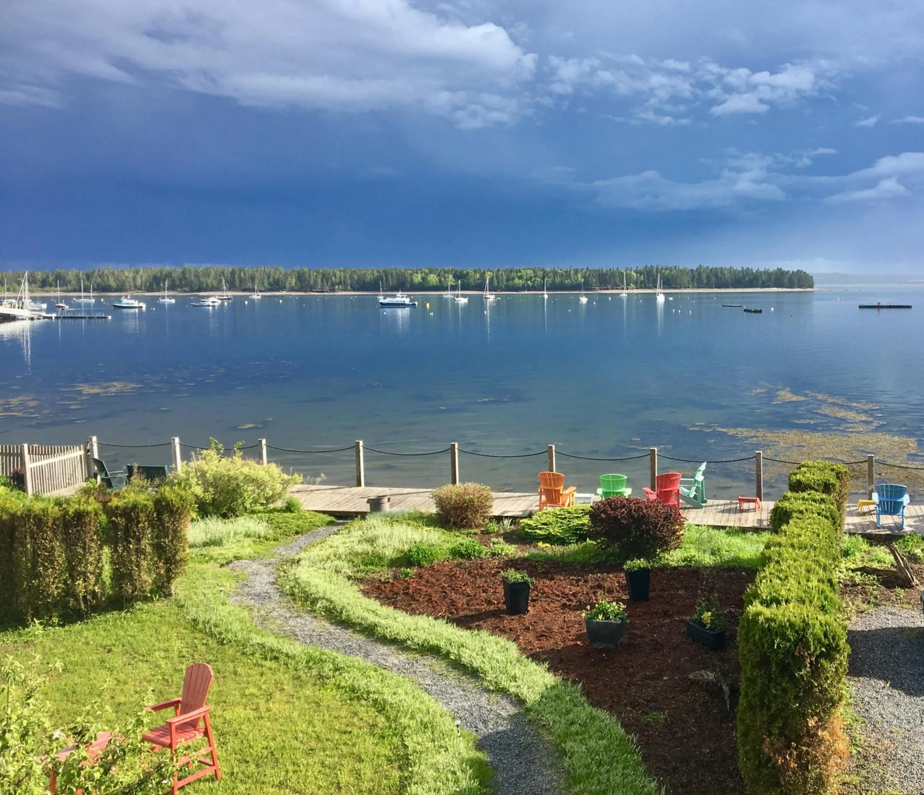 Patio in Treadwell Inn