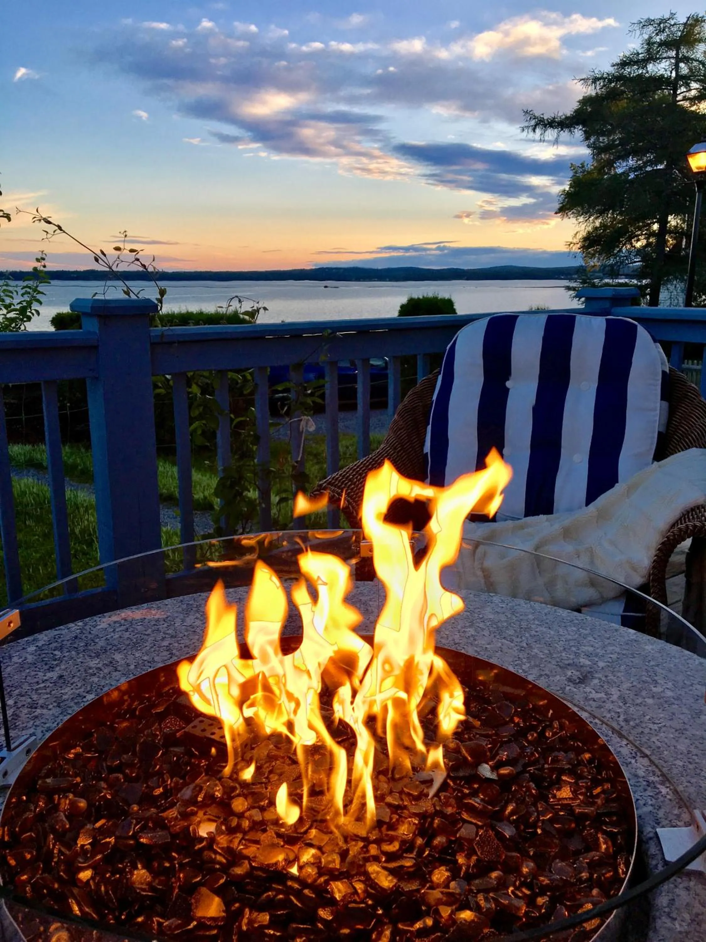 Patio in Treadwell Inn