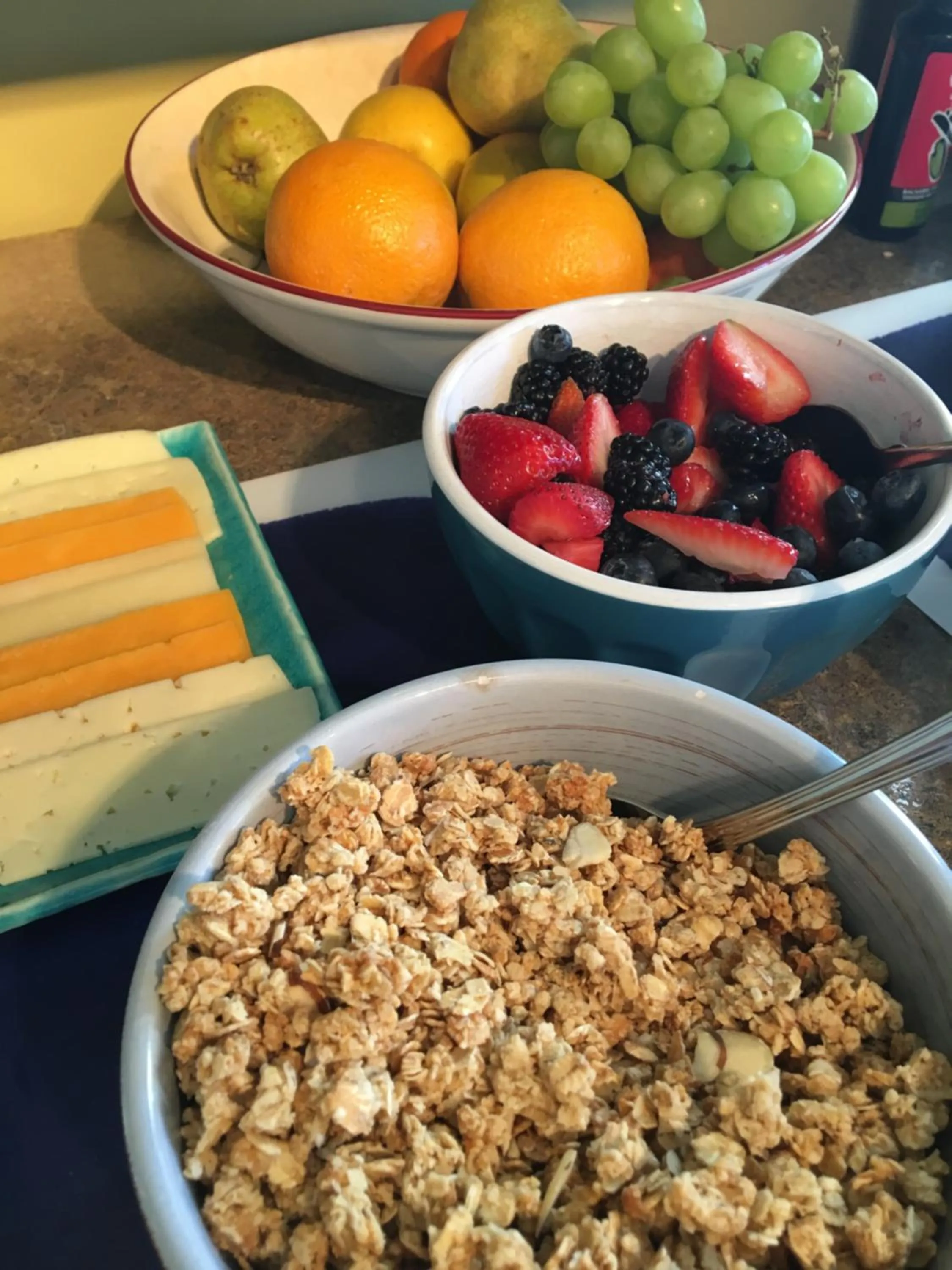 Continental breakfast in Treadwell Inn