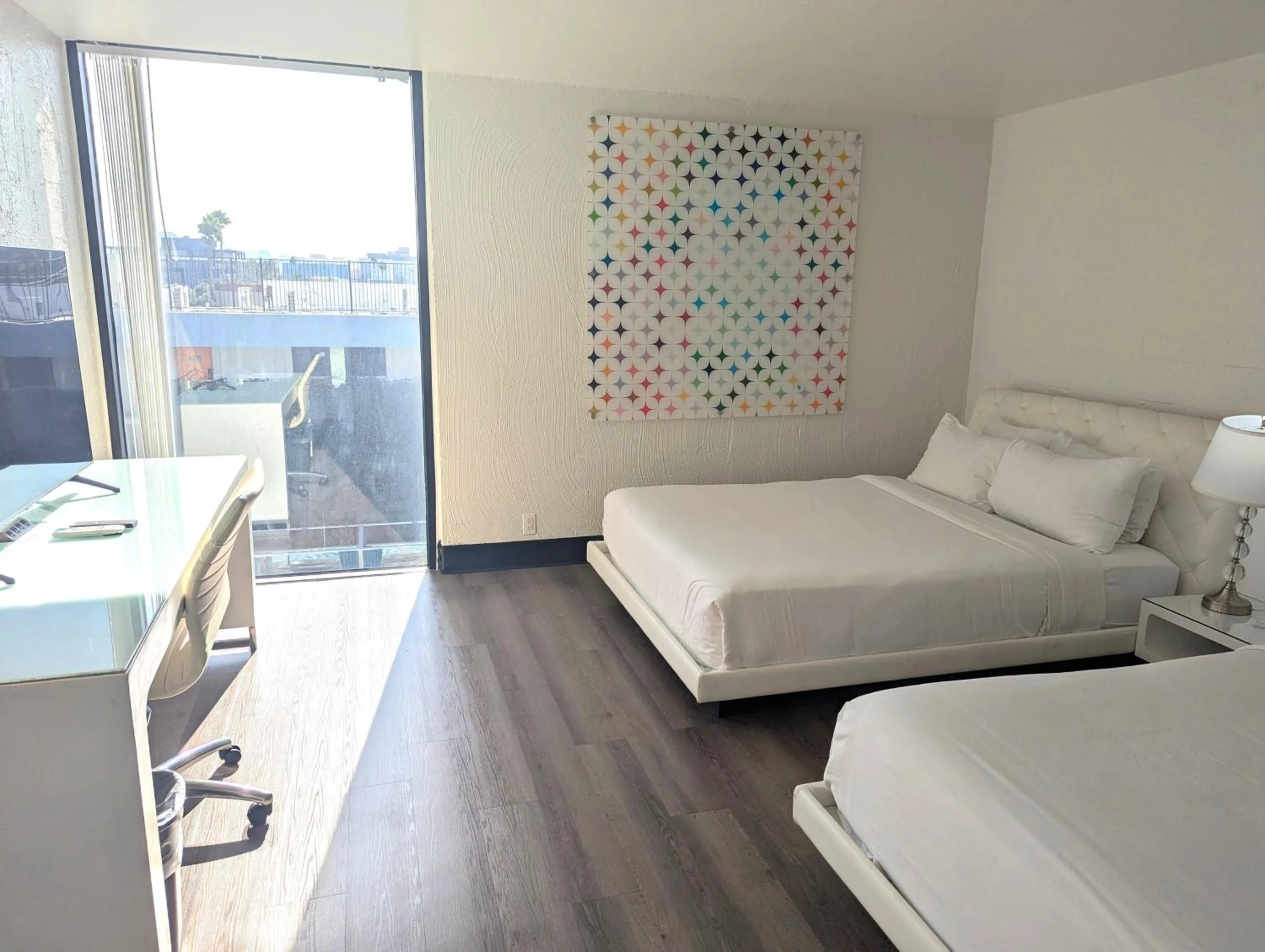 View (from property/room), Bed in The Clarendon Hotel & Spa, BW Signature Collection