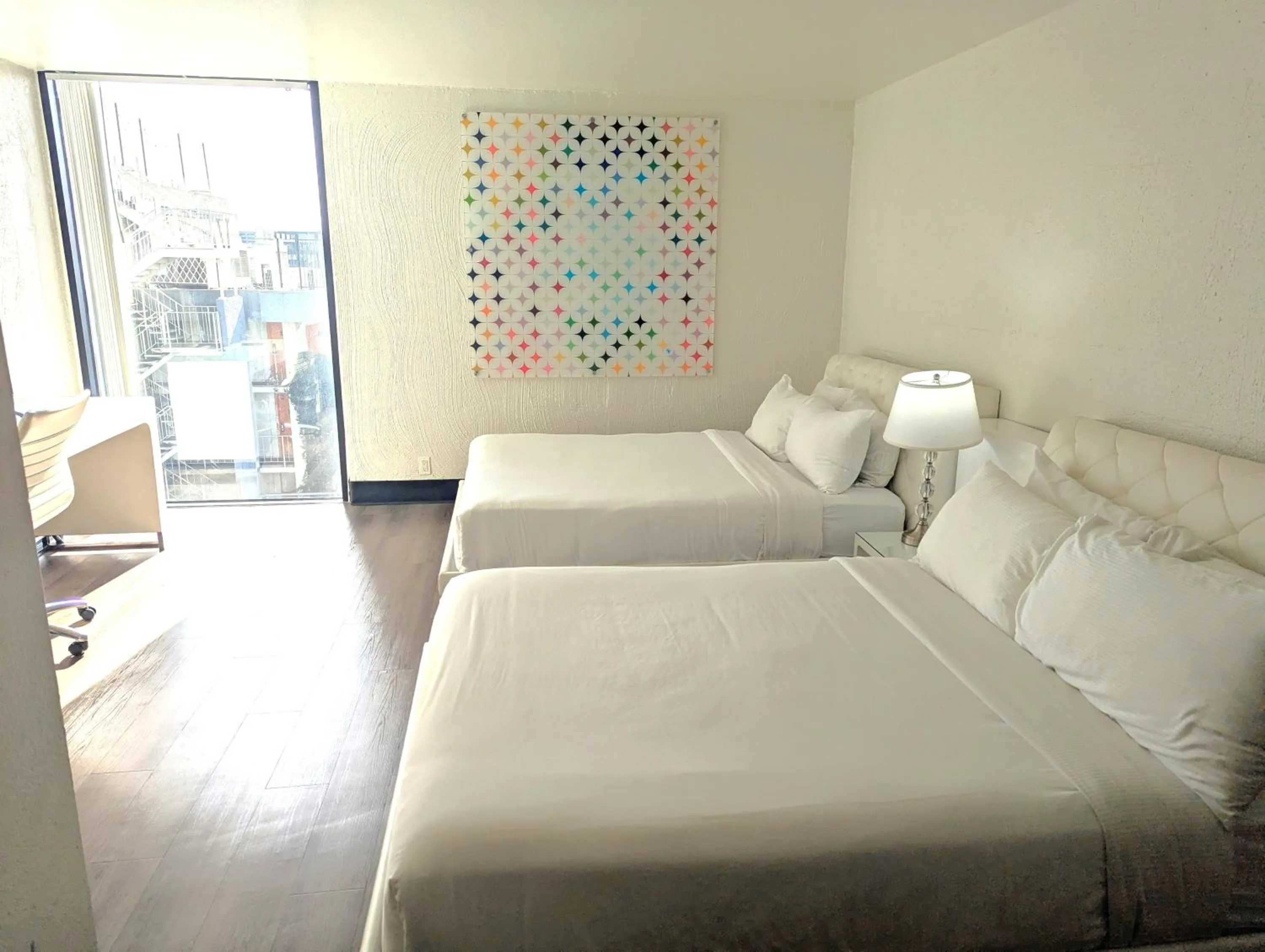 View (from property/room), Bed in The Clarendon Hotel & Spa, BW Signature Collection