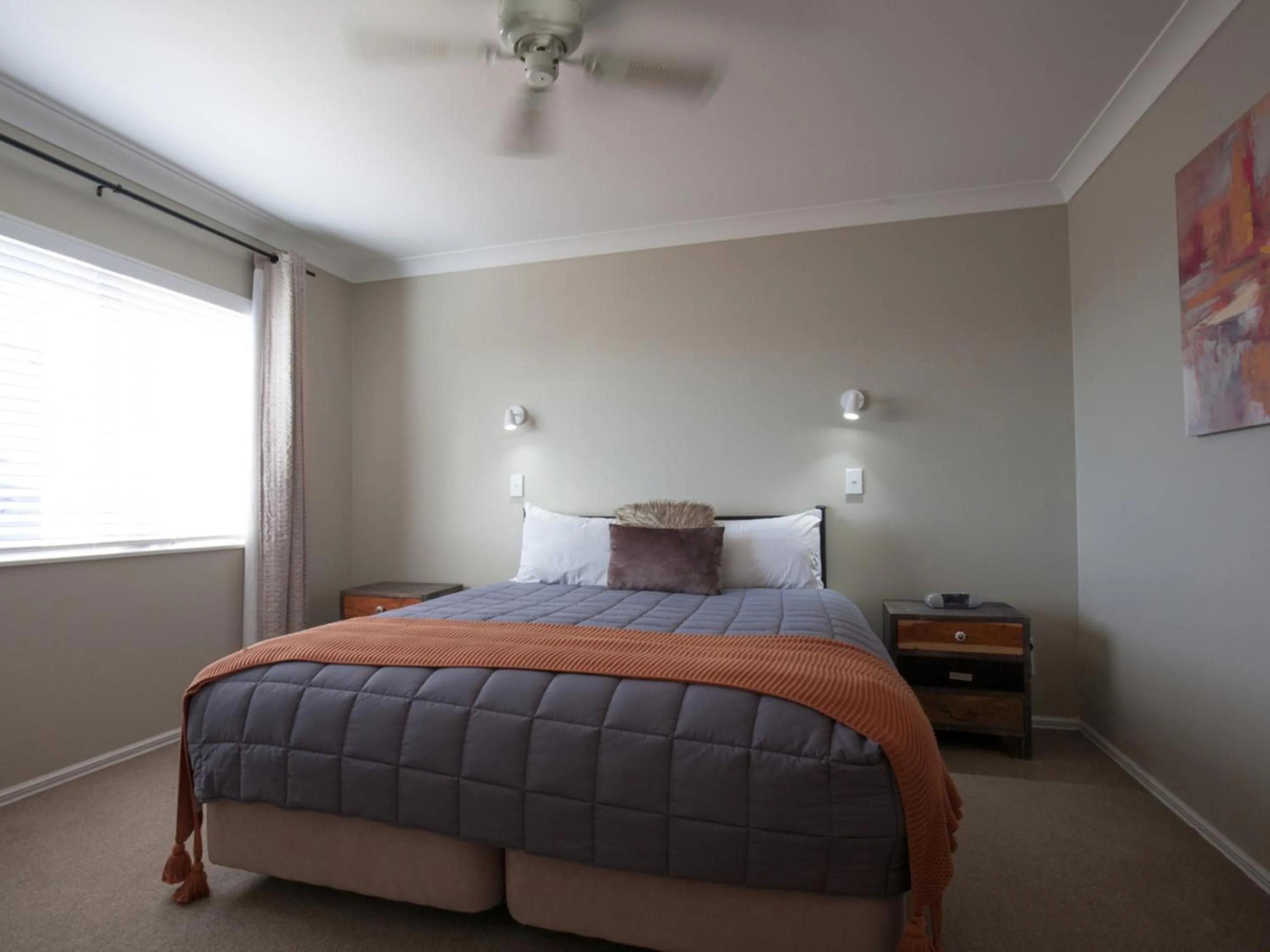 Bed in Pacific Palms Resort