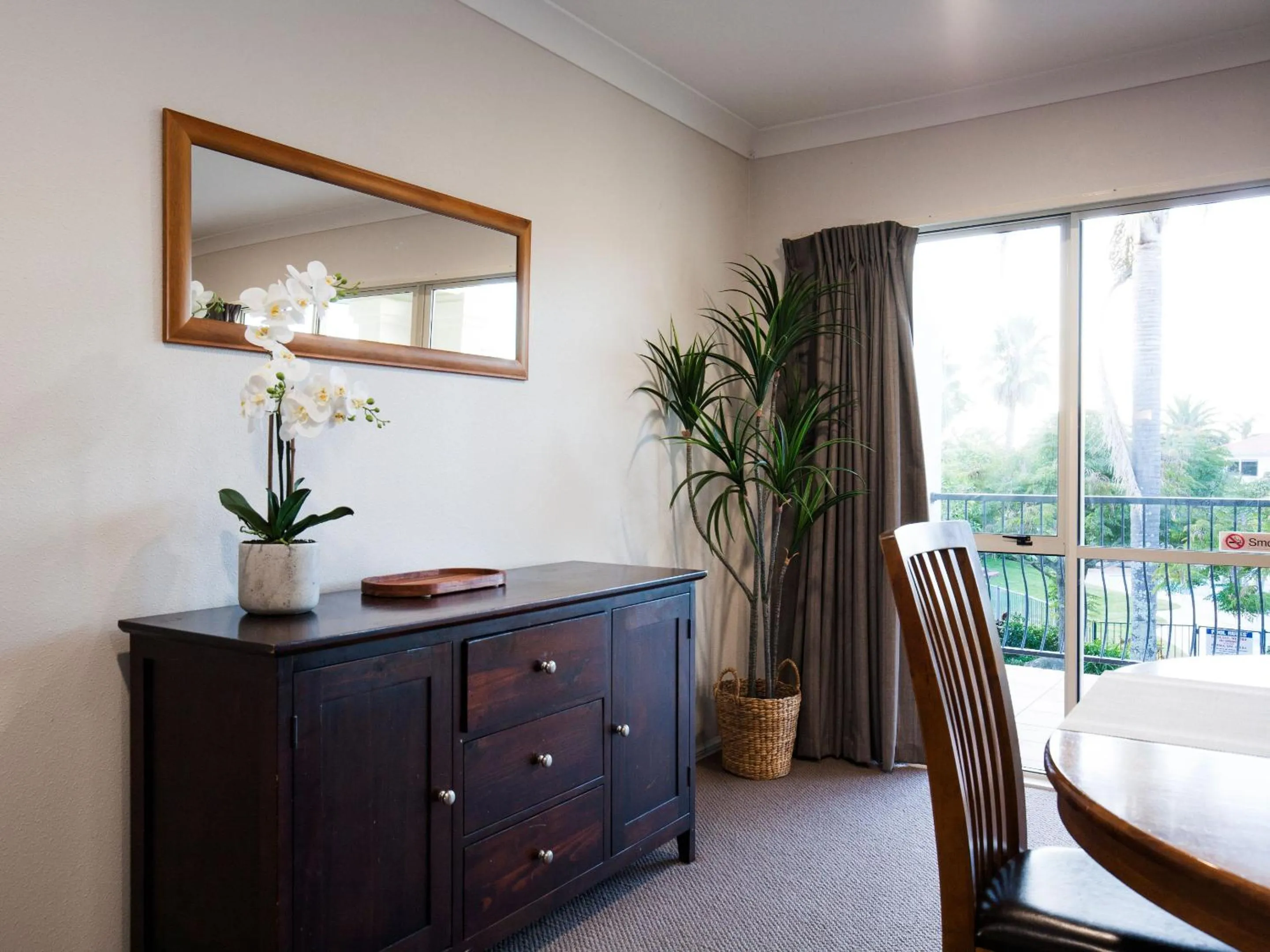 Dining area in Pacific Palms Resort