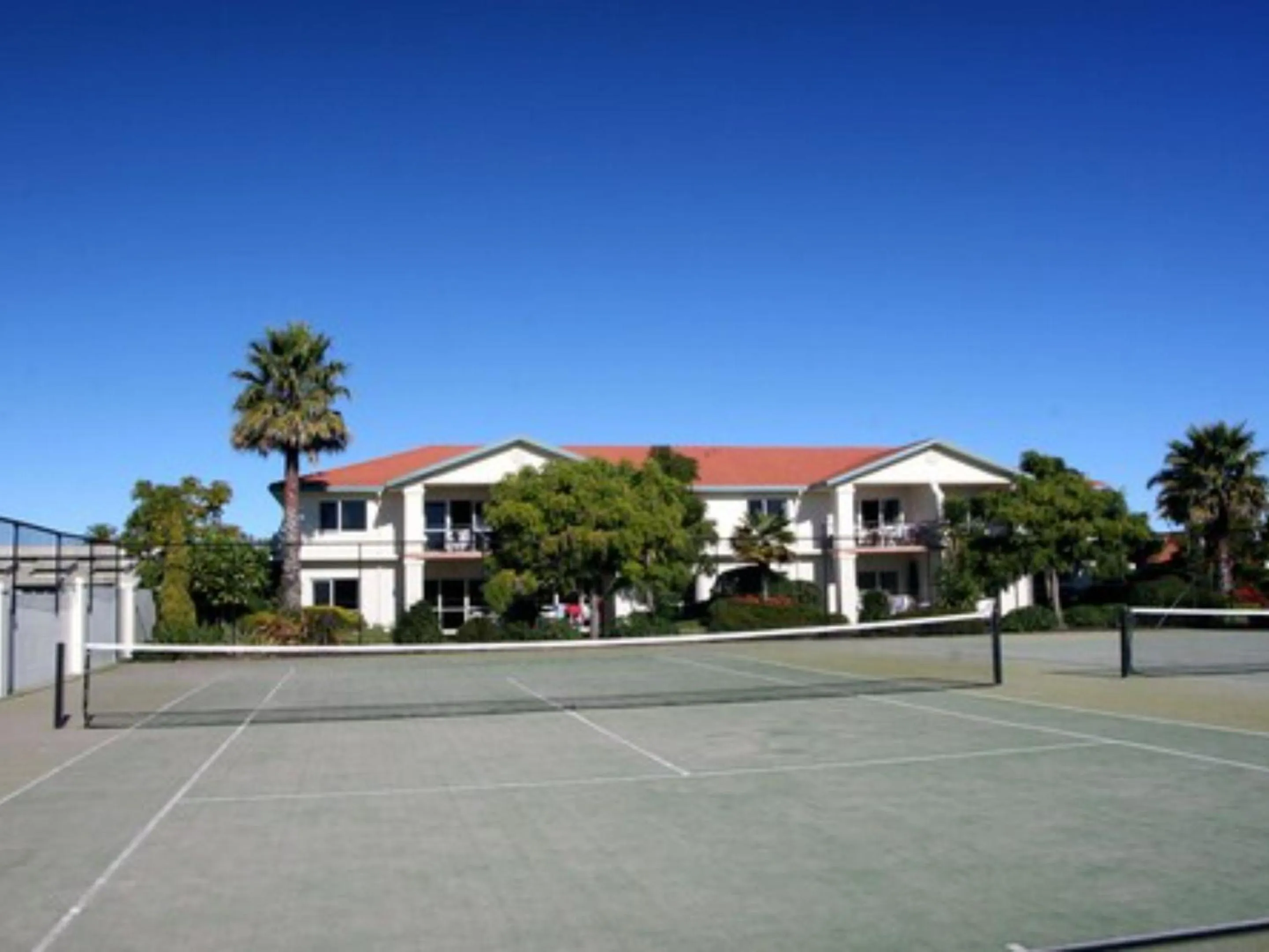 Tennis court in Pacific Palms Resort