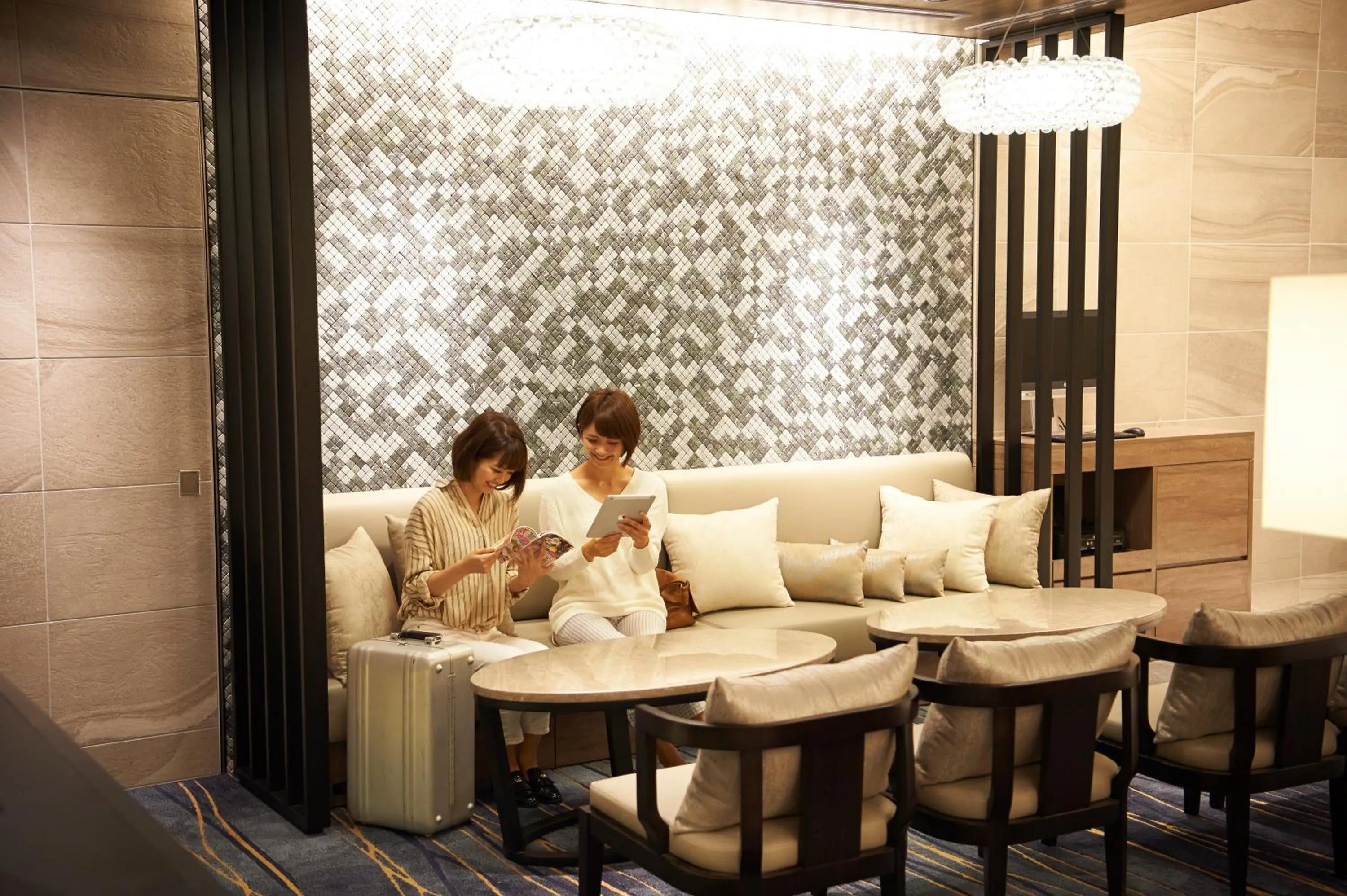 Lobby or reception in Sotetsu Fresa Inn Ginza-Nanachome