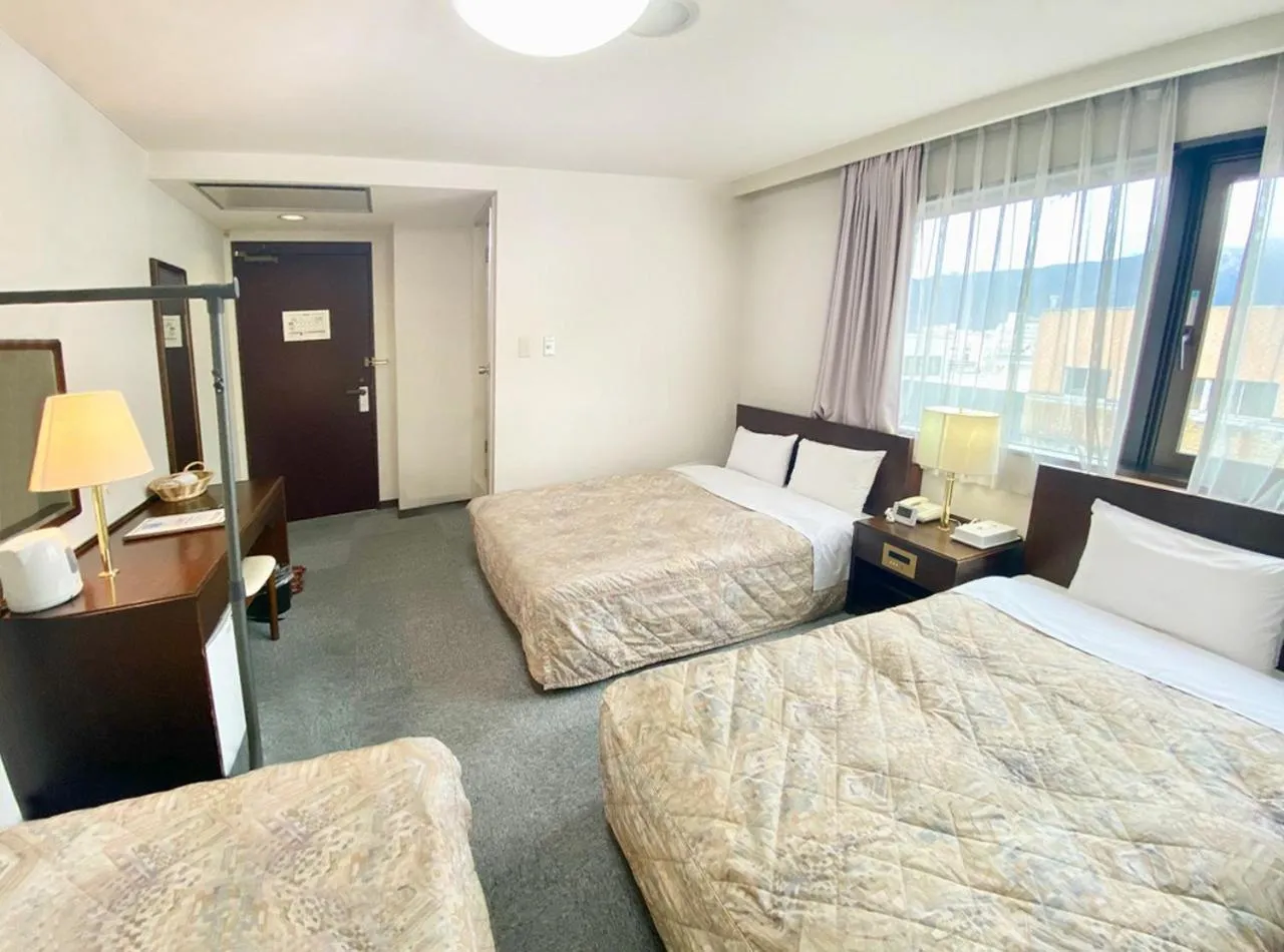 Photo of the whole room, Bed in Hotel Trend Matsumoto