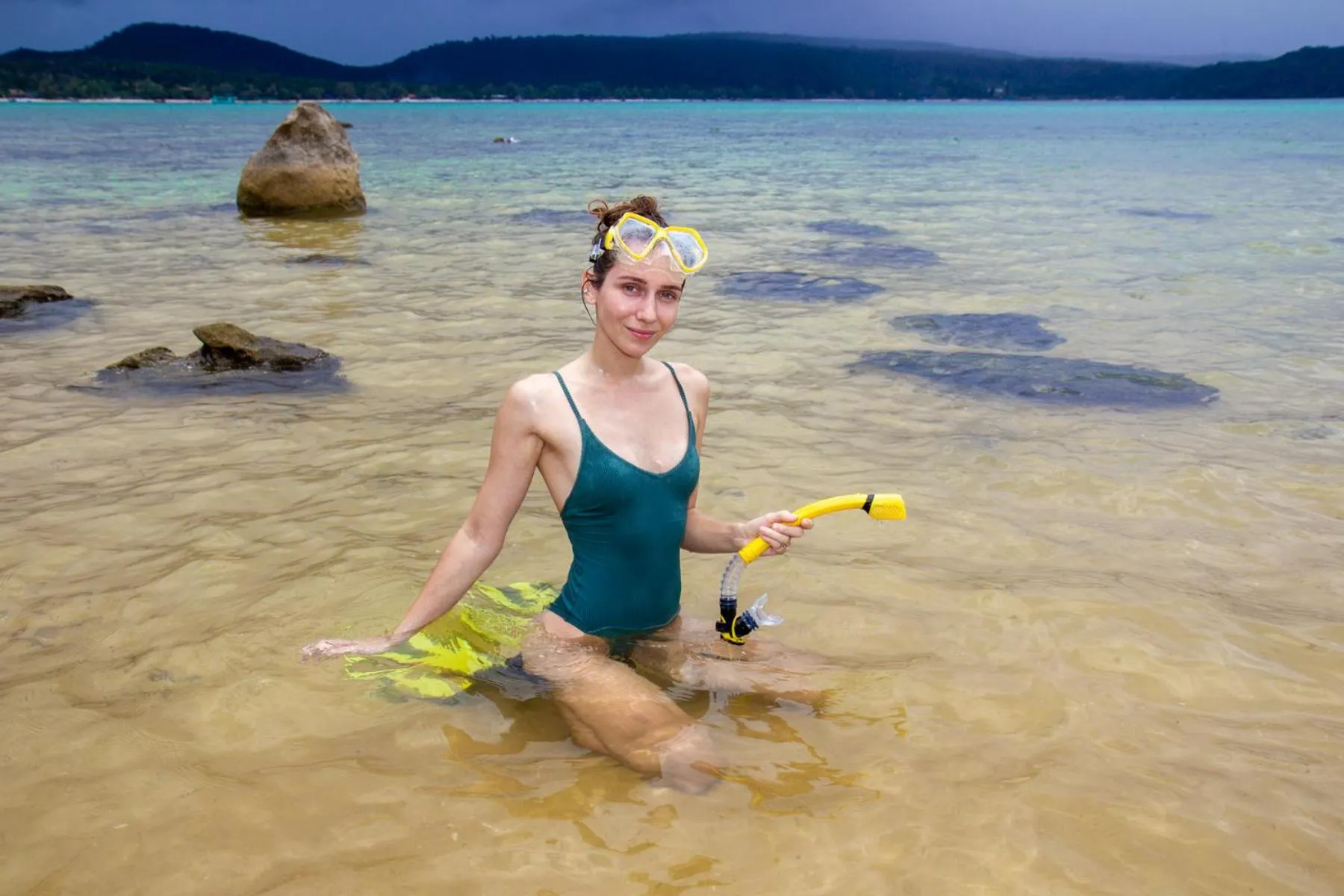 People in Samloem Laguna Resort