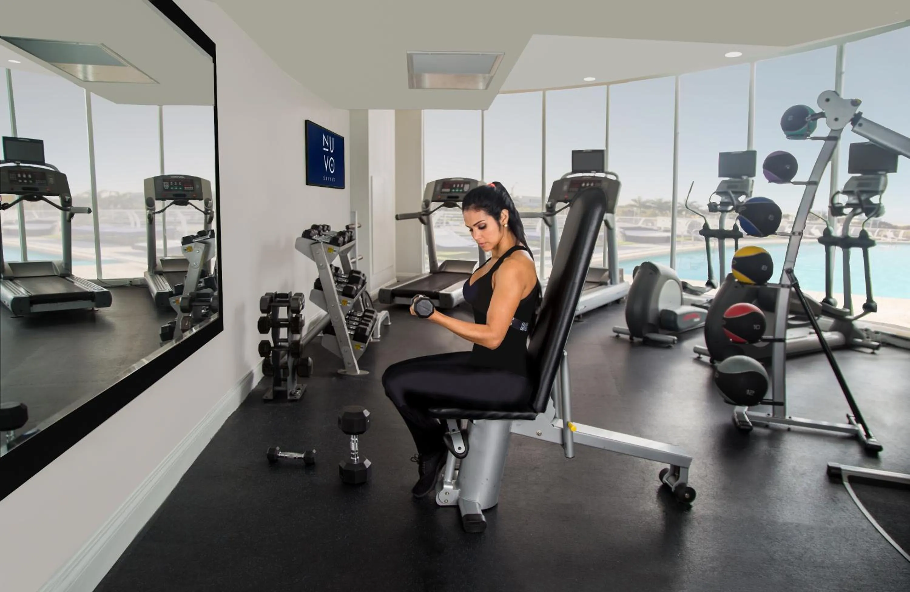 Fitness centre/facilities in Nuvo Suites Hotel - Miami Doral