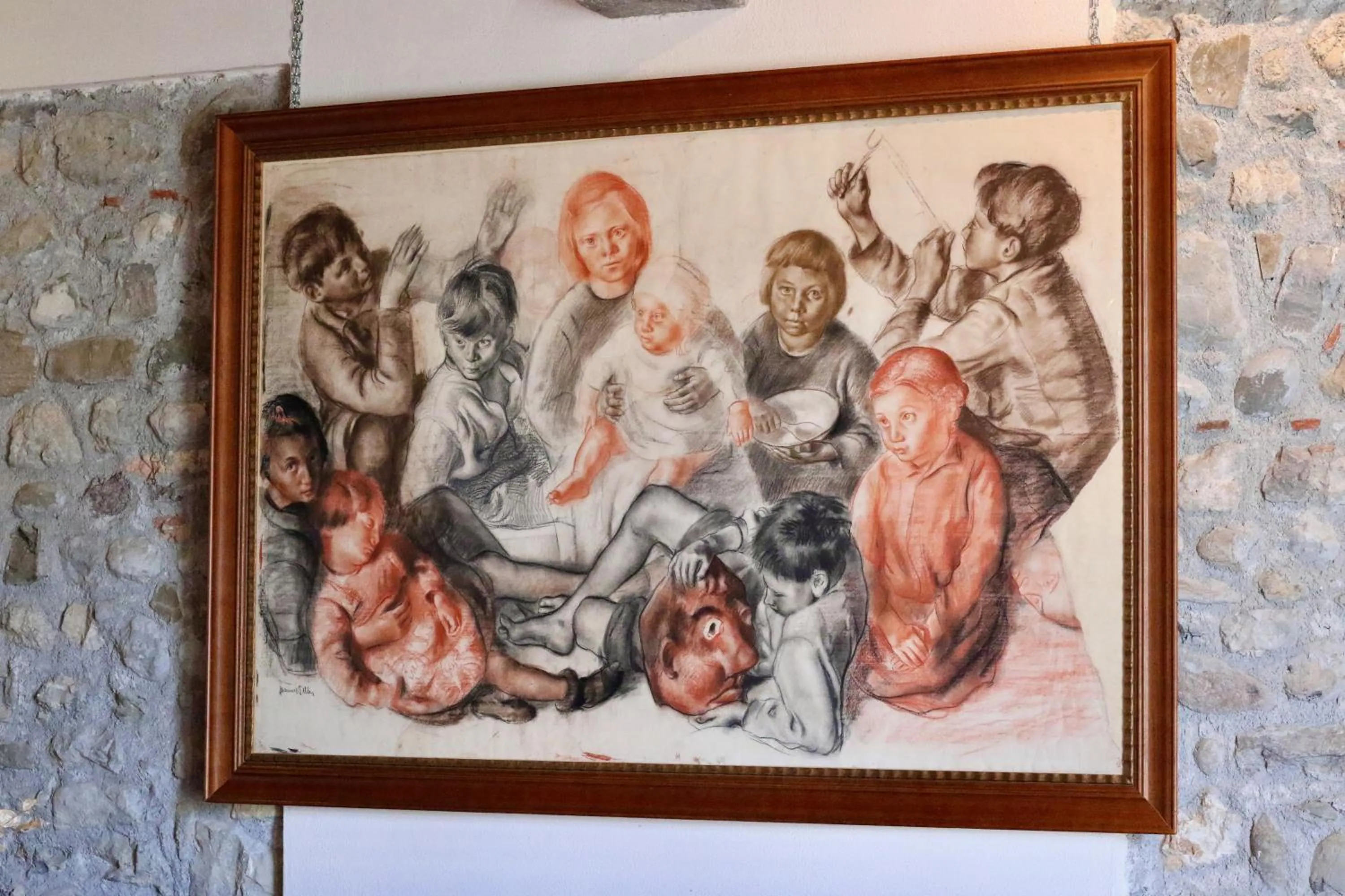 Decorative detail in Casa Pellis