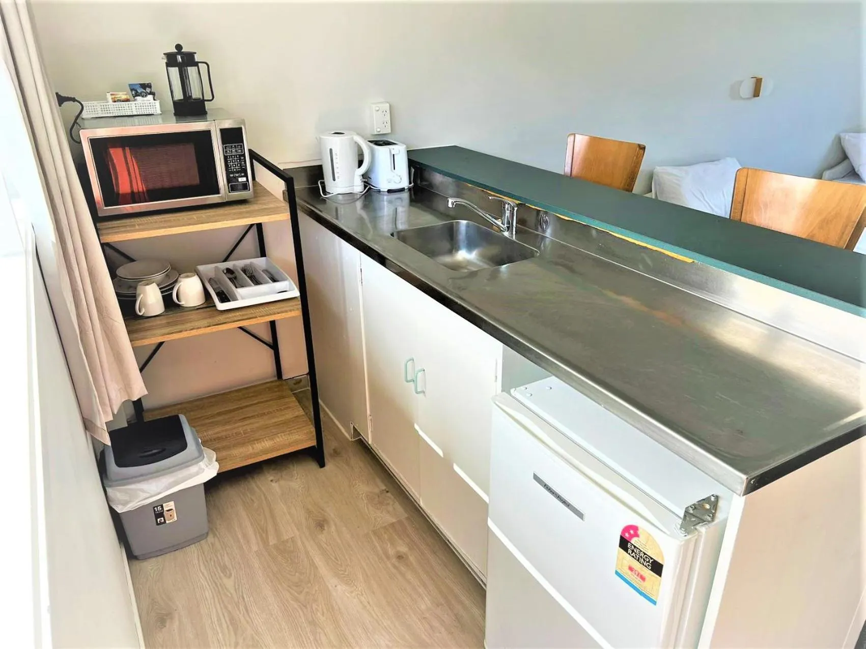 Kitchen or kitchenette in Ranfurly Evergreen Motel