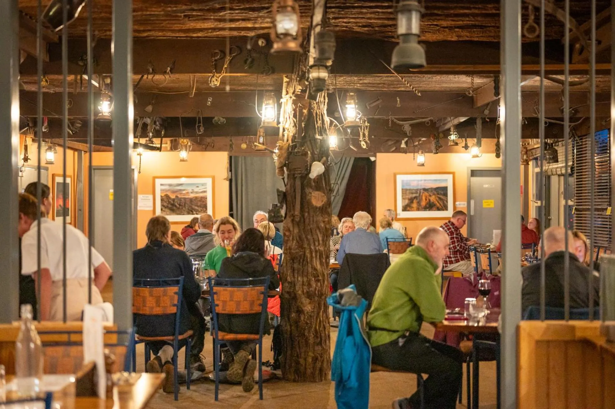 Dining area in Arkaroola Wilderness Sanctuary