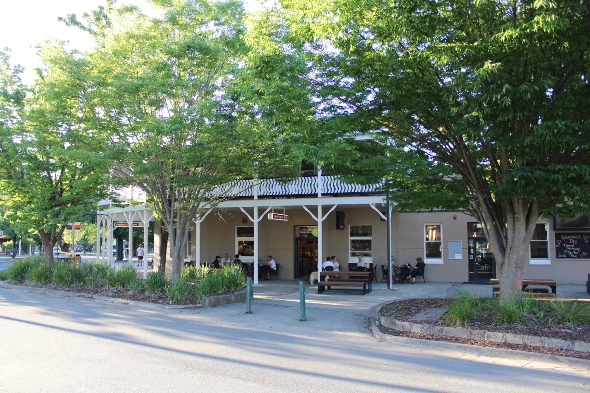 Property building in Alpine Hotel Bright