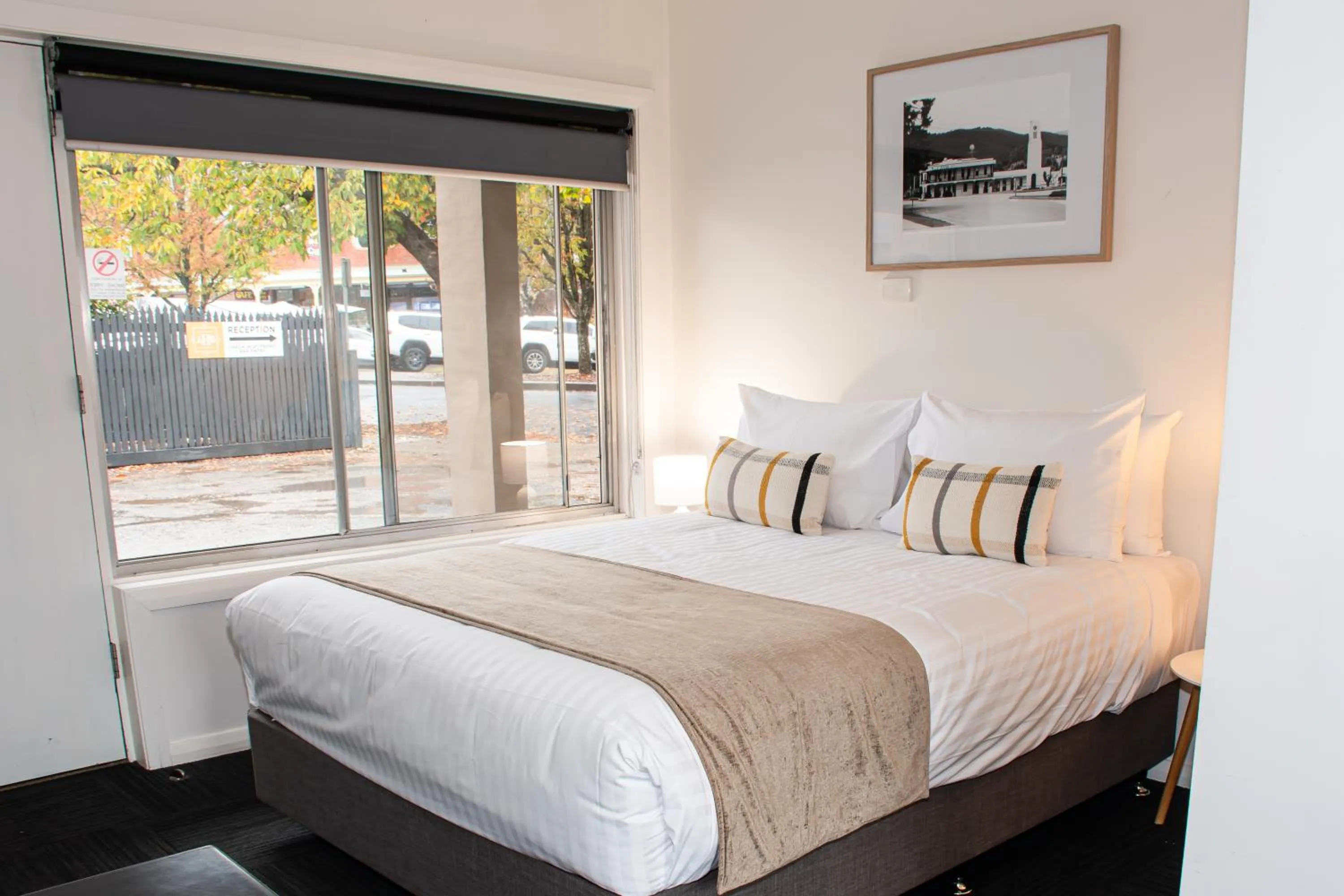 Bed in Alpine Hotel Bright