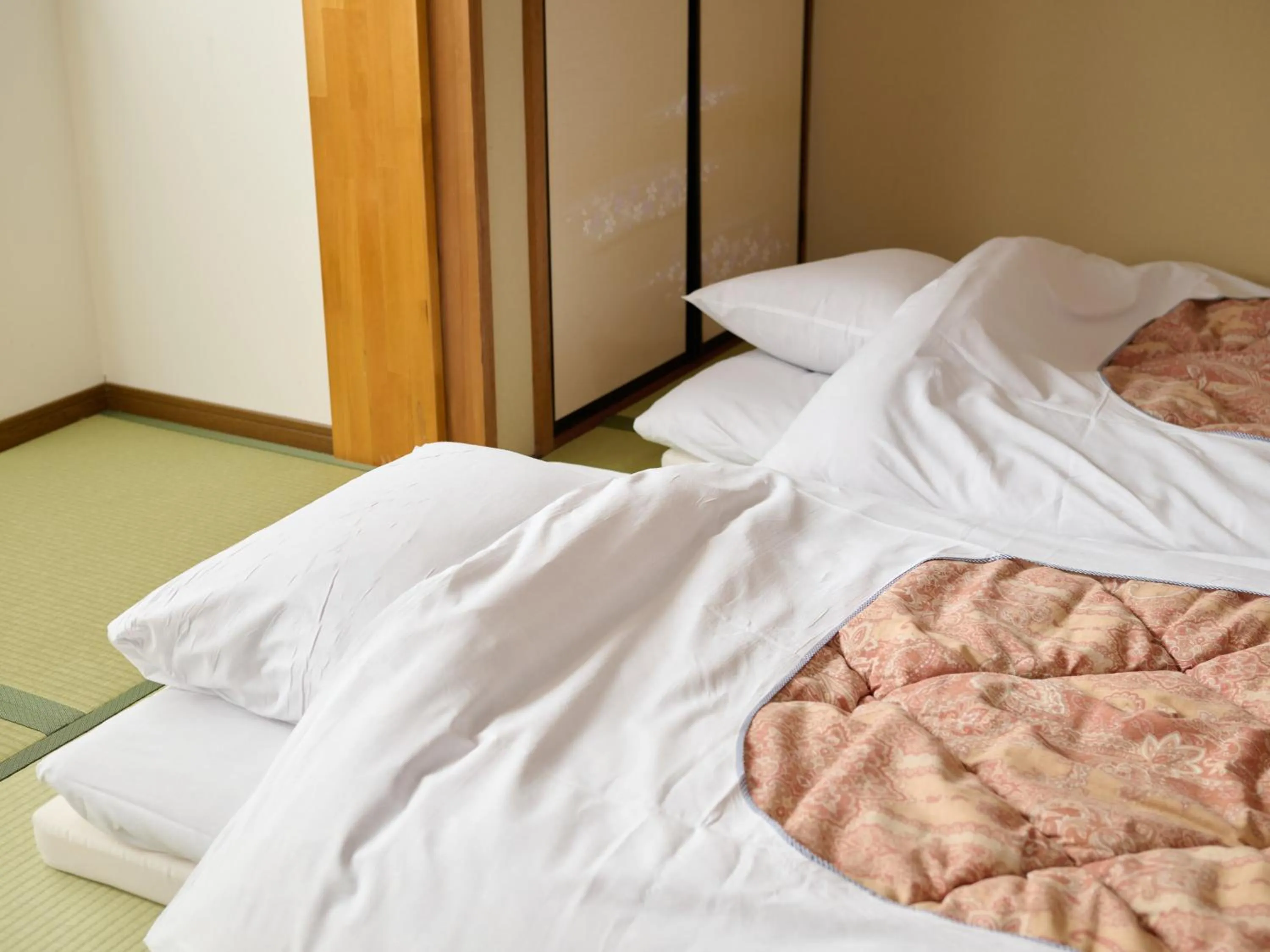 Photo of the whole room, Bed in Okasan Hotel