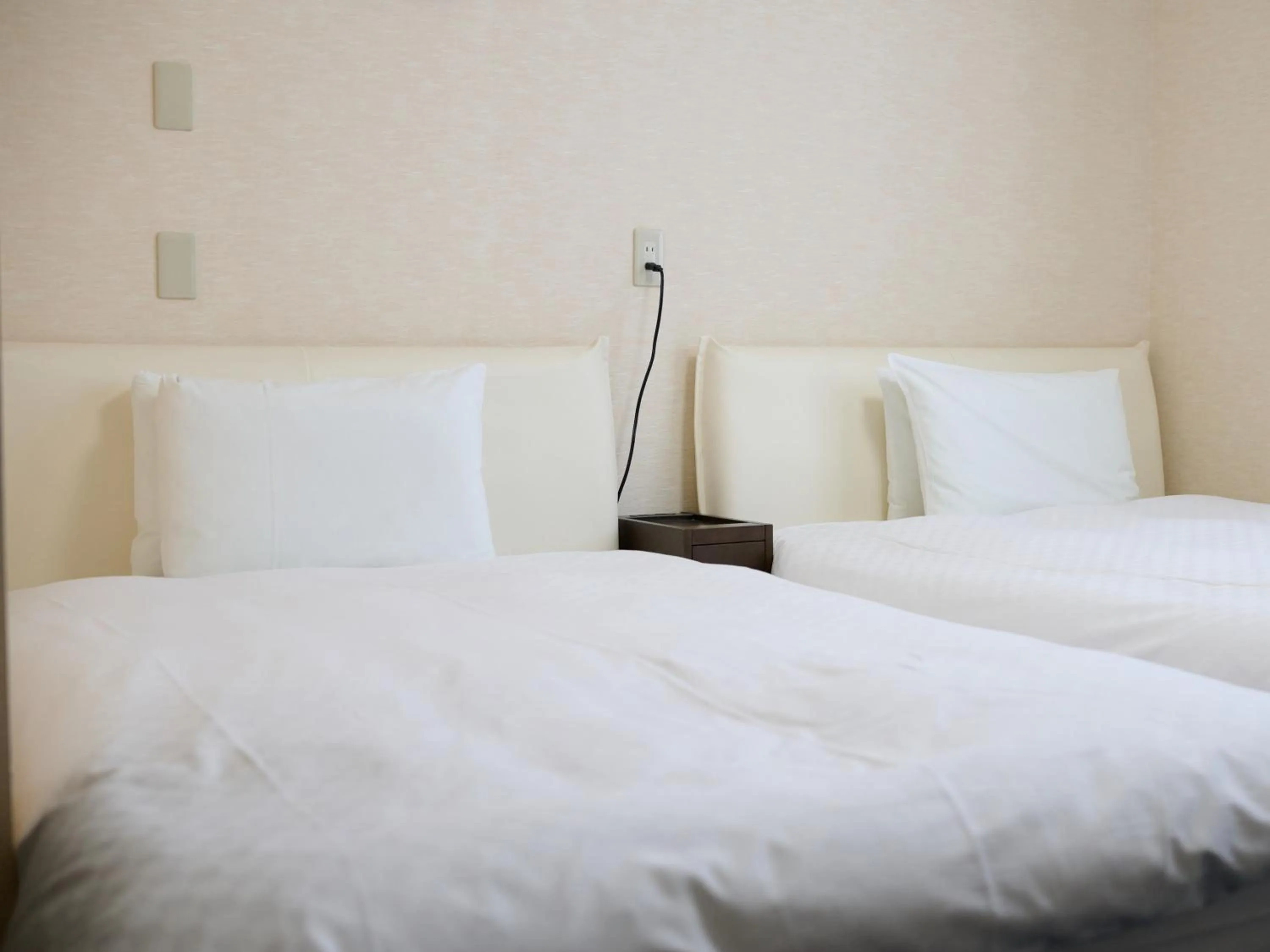 Photo of the whole room, Bed in Okasan Hotel