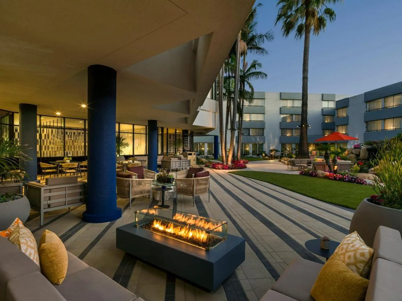 Garden in Ventura Beach Marriott