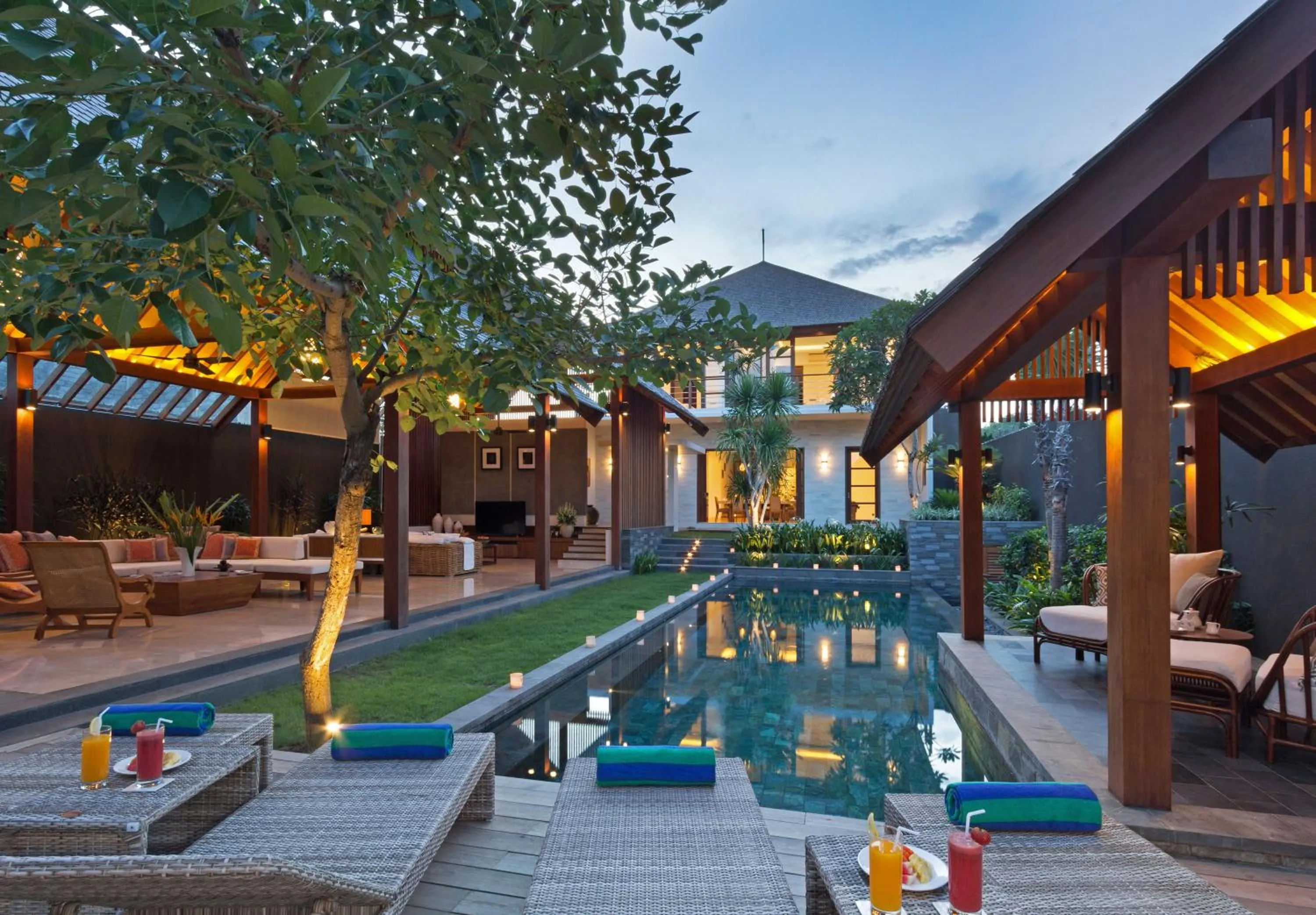 Bird's eye view in Villa Meliya