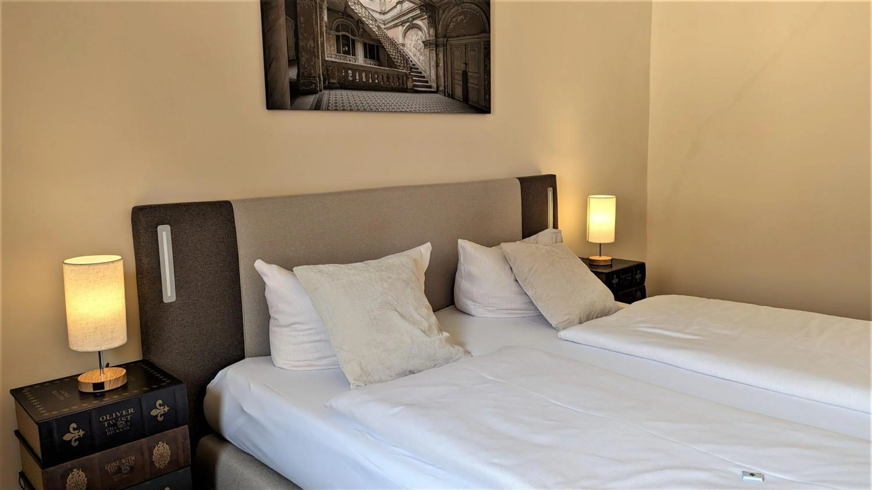 Bed in Altstadthotel Goldene Kugel