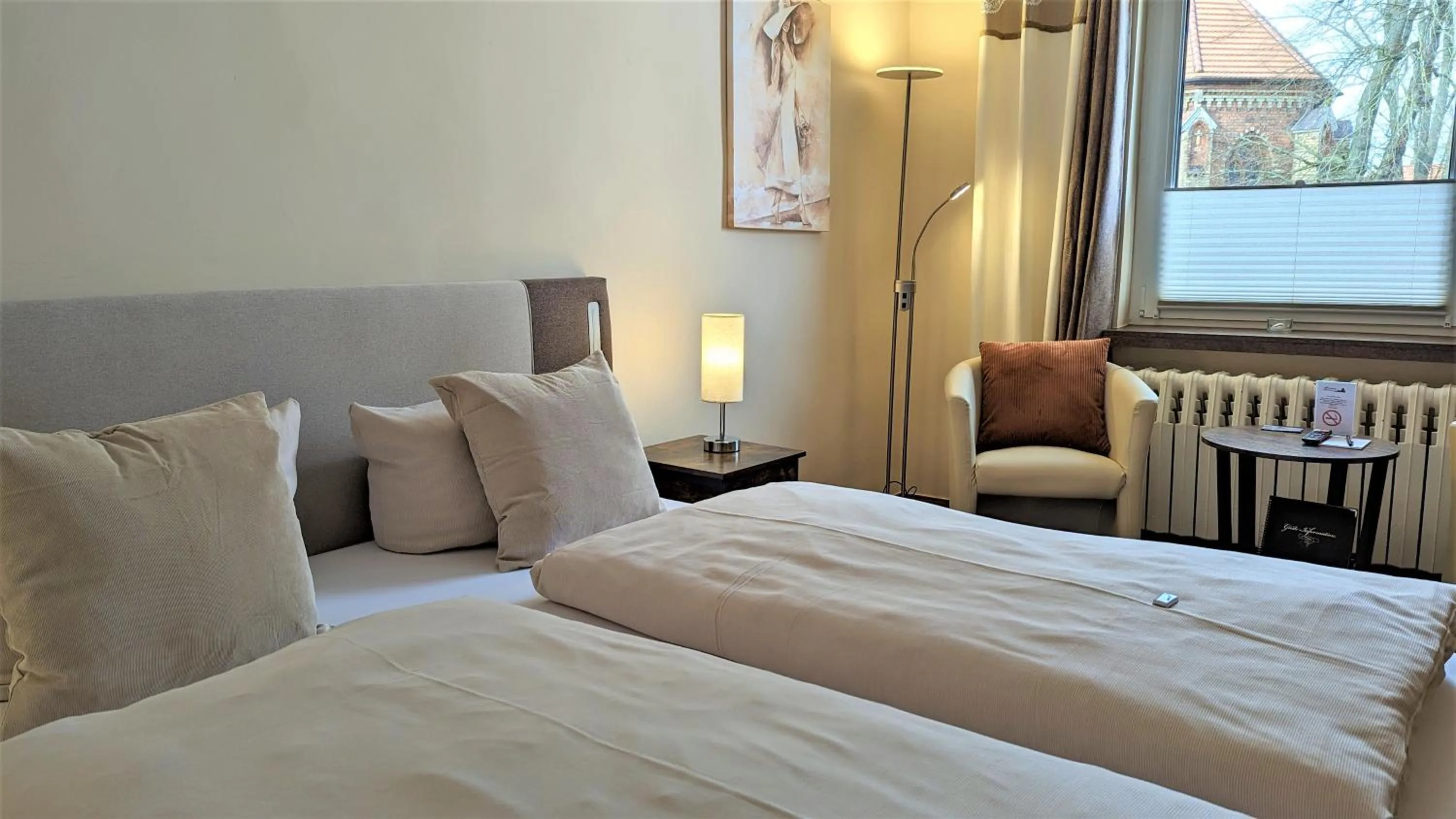 Bed in Altstadthotel Goldene Kugel