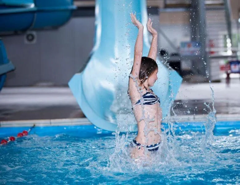 Aqua park in SportsPark Blaavandshuk Resort