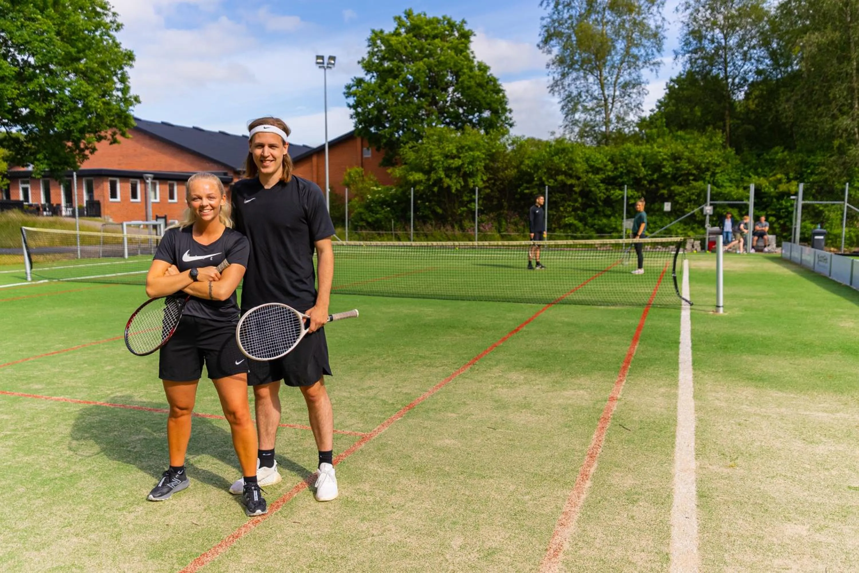 Tennis court in SportsPark Blaavandshuk Resort