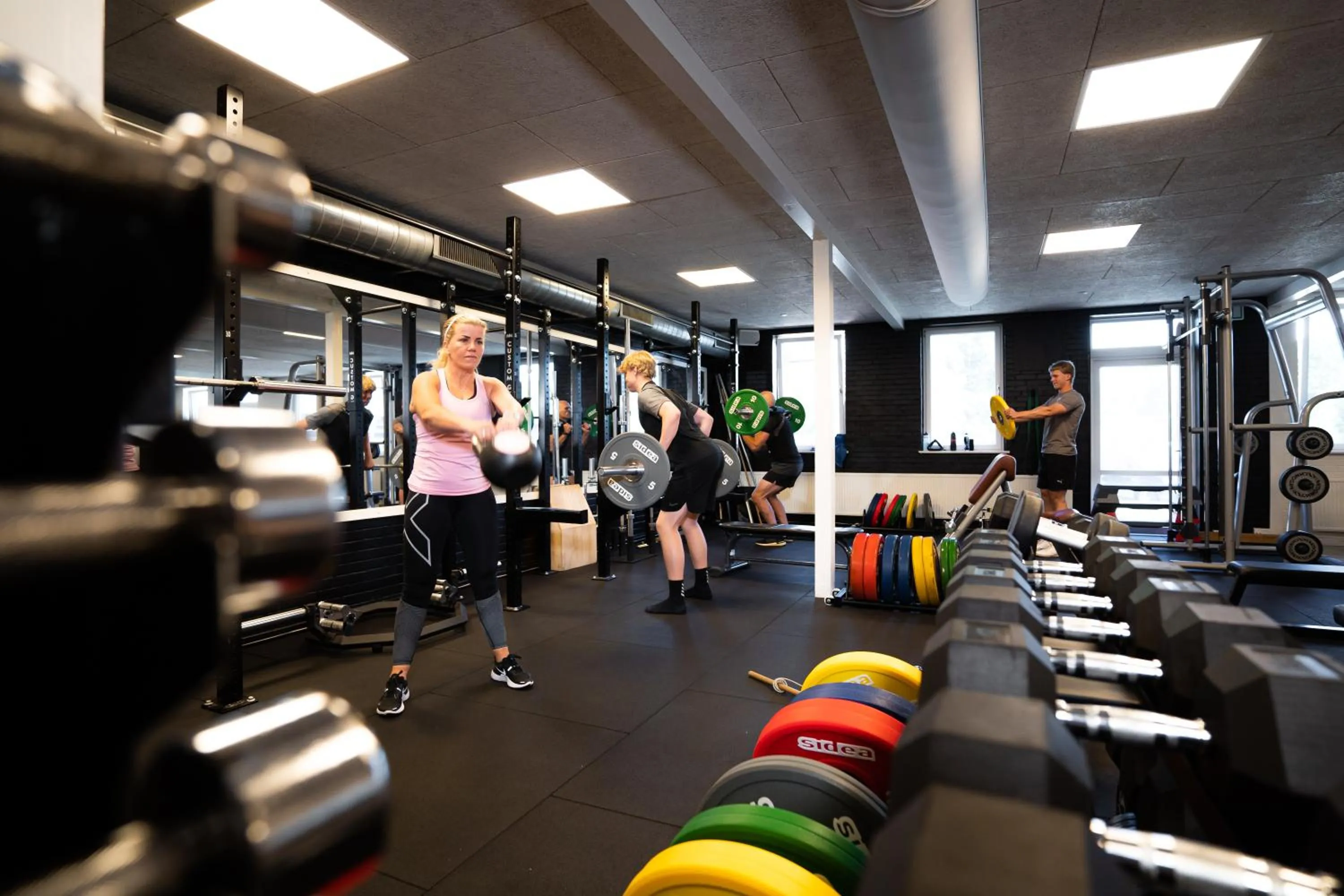Fitness centre/facilities in SportsPark Blaavandshuk Resort