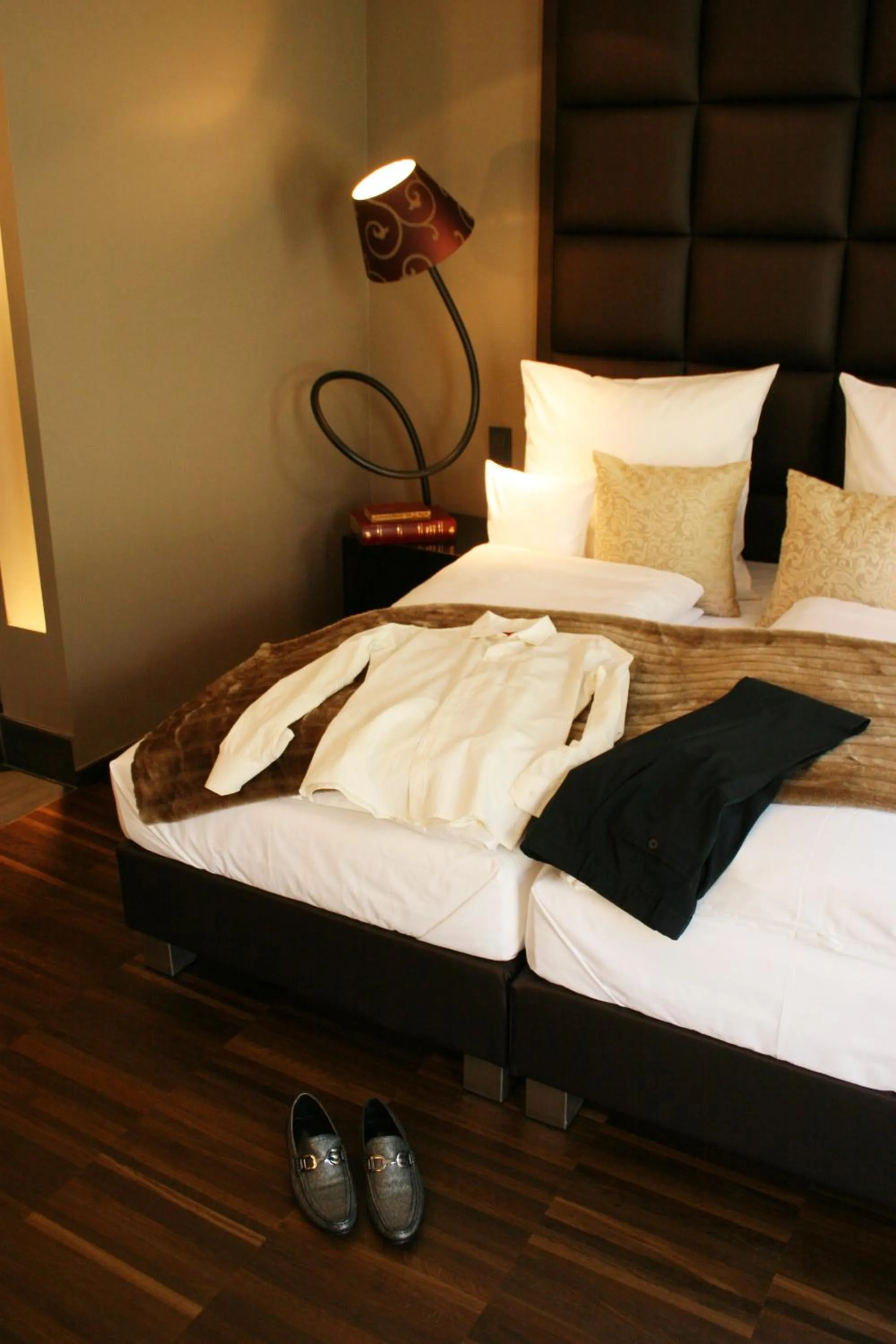 Bed in Hotel Rosenmeer