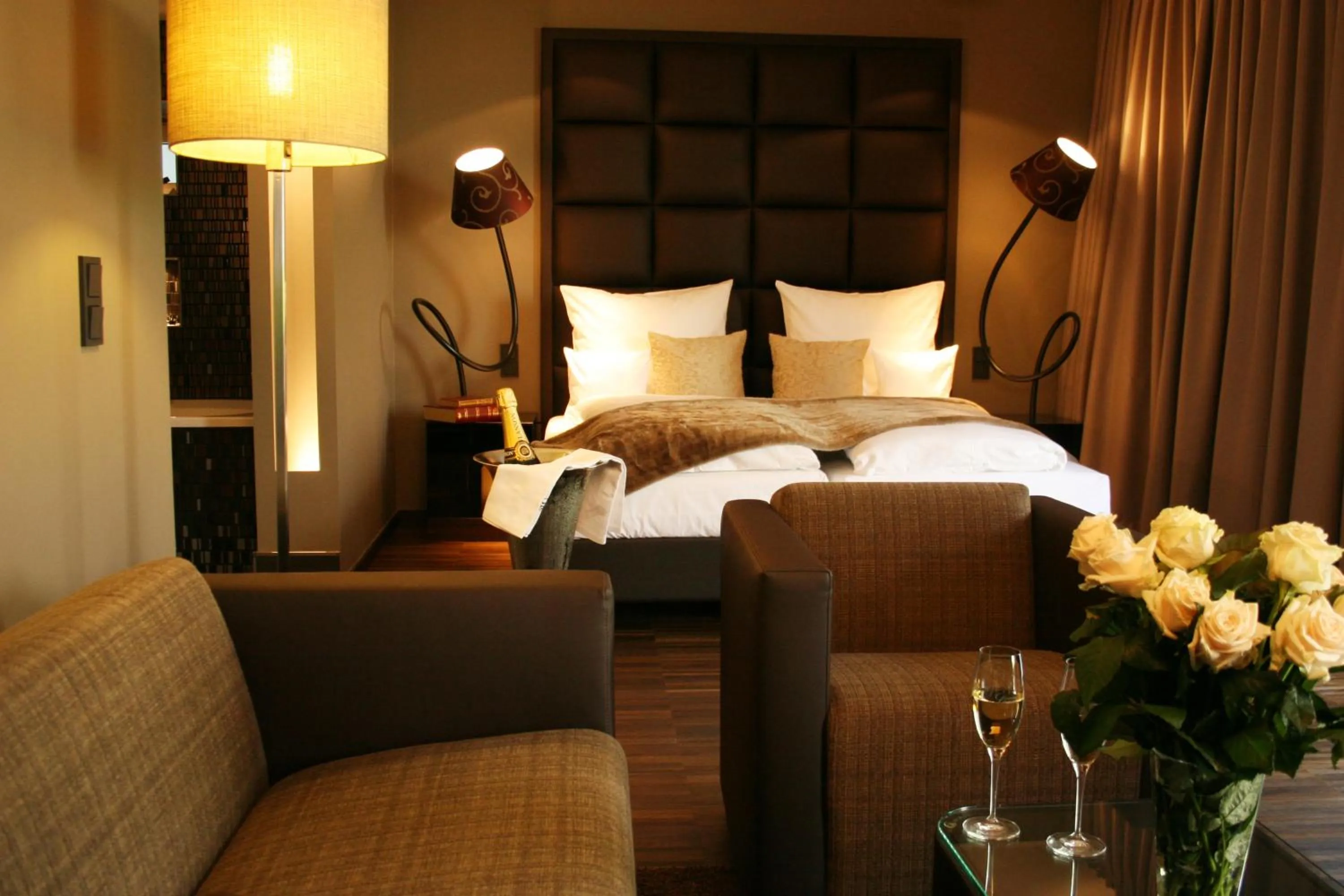 Bed in Hotel Rosenmeer