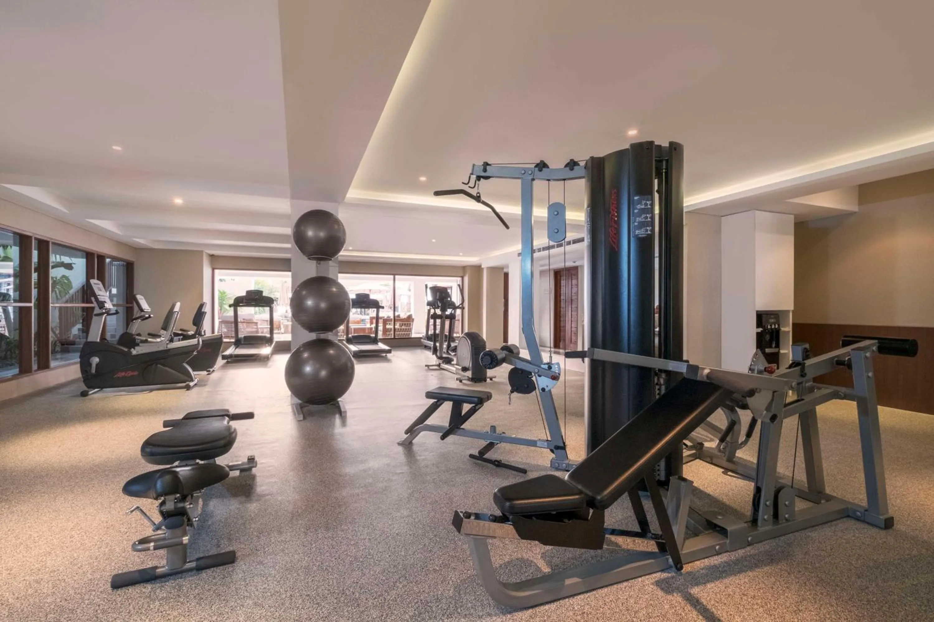 Fitness centre/facilities in The Bandha Hotel & Suites