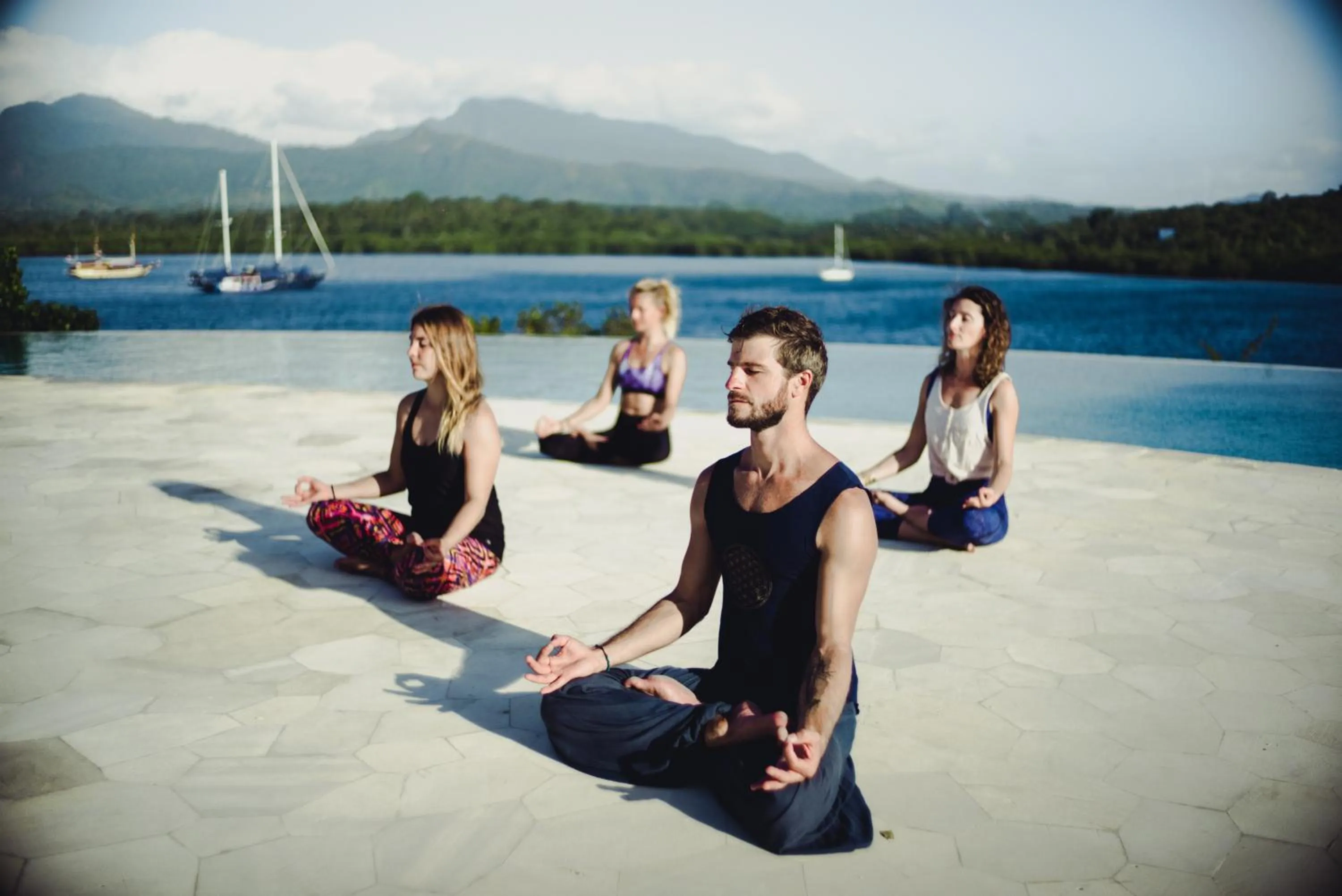 People in Menjangan Dynasty Resort