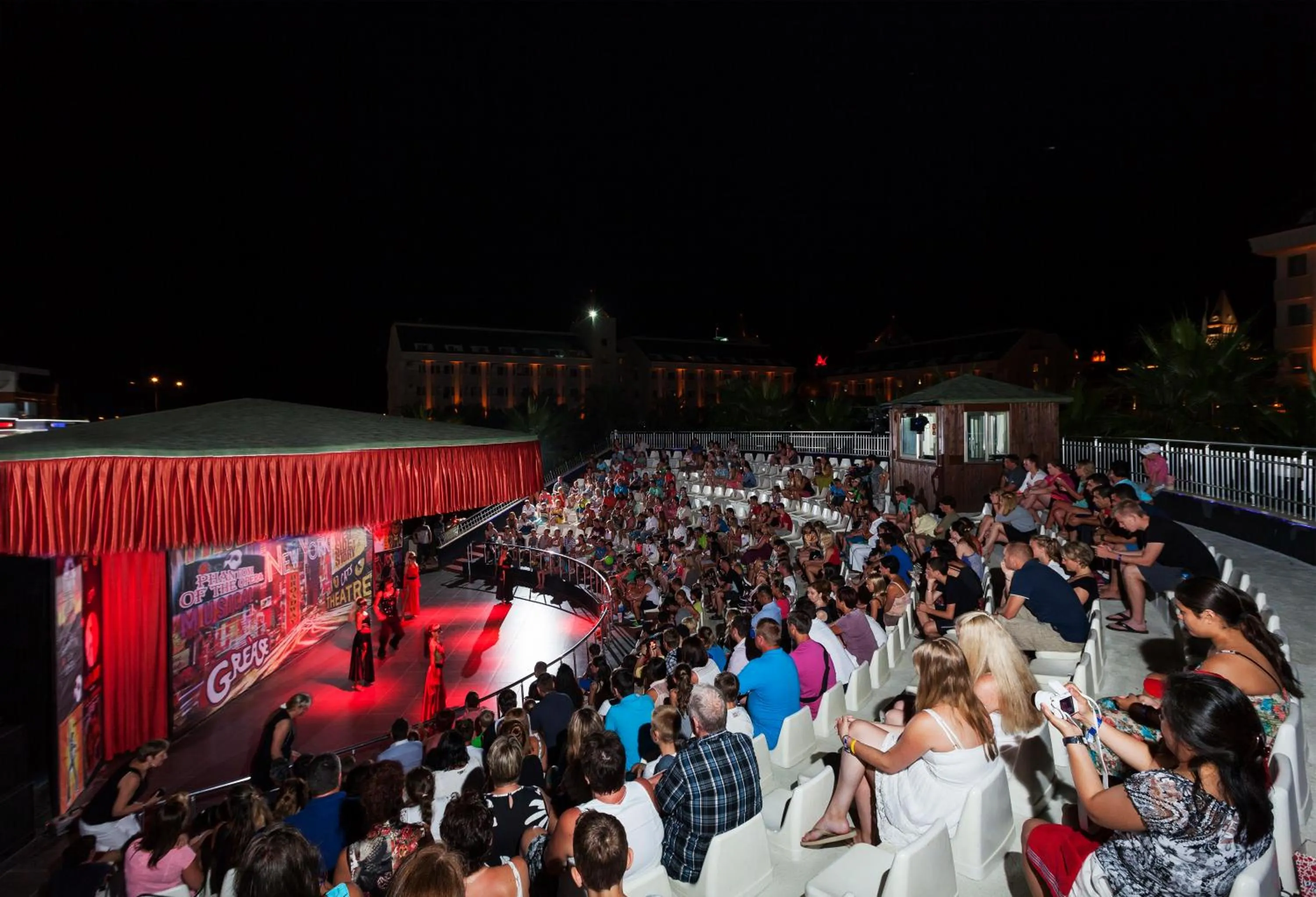 Evening entertainment in Calimera Hane Garden Hotel