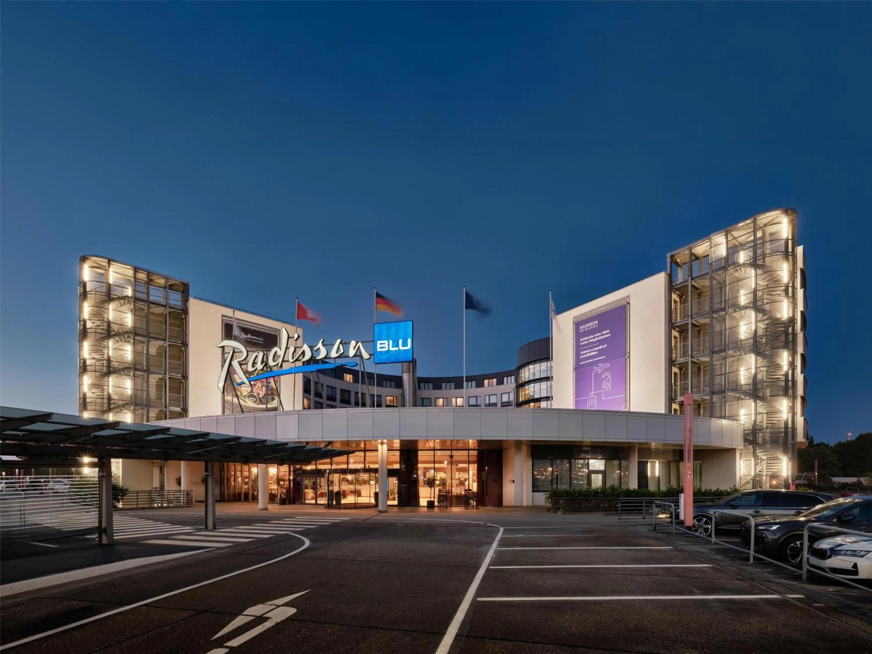 Property building in Radisson Blu Hotel, Hamburg Airport