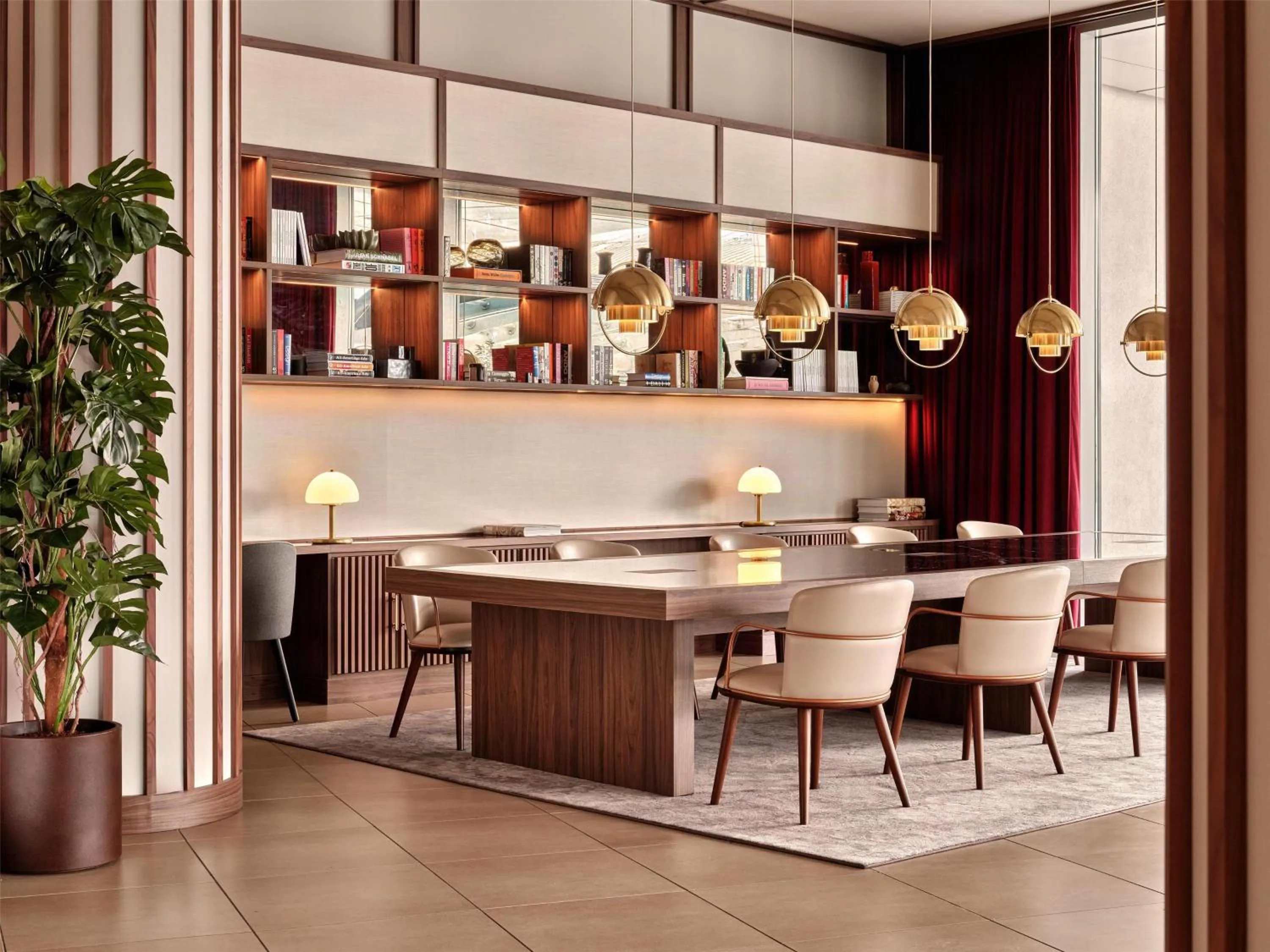 Lobby or reception in Radisson Blu Hotel, Hamburg Airport