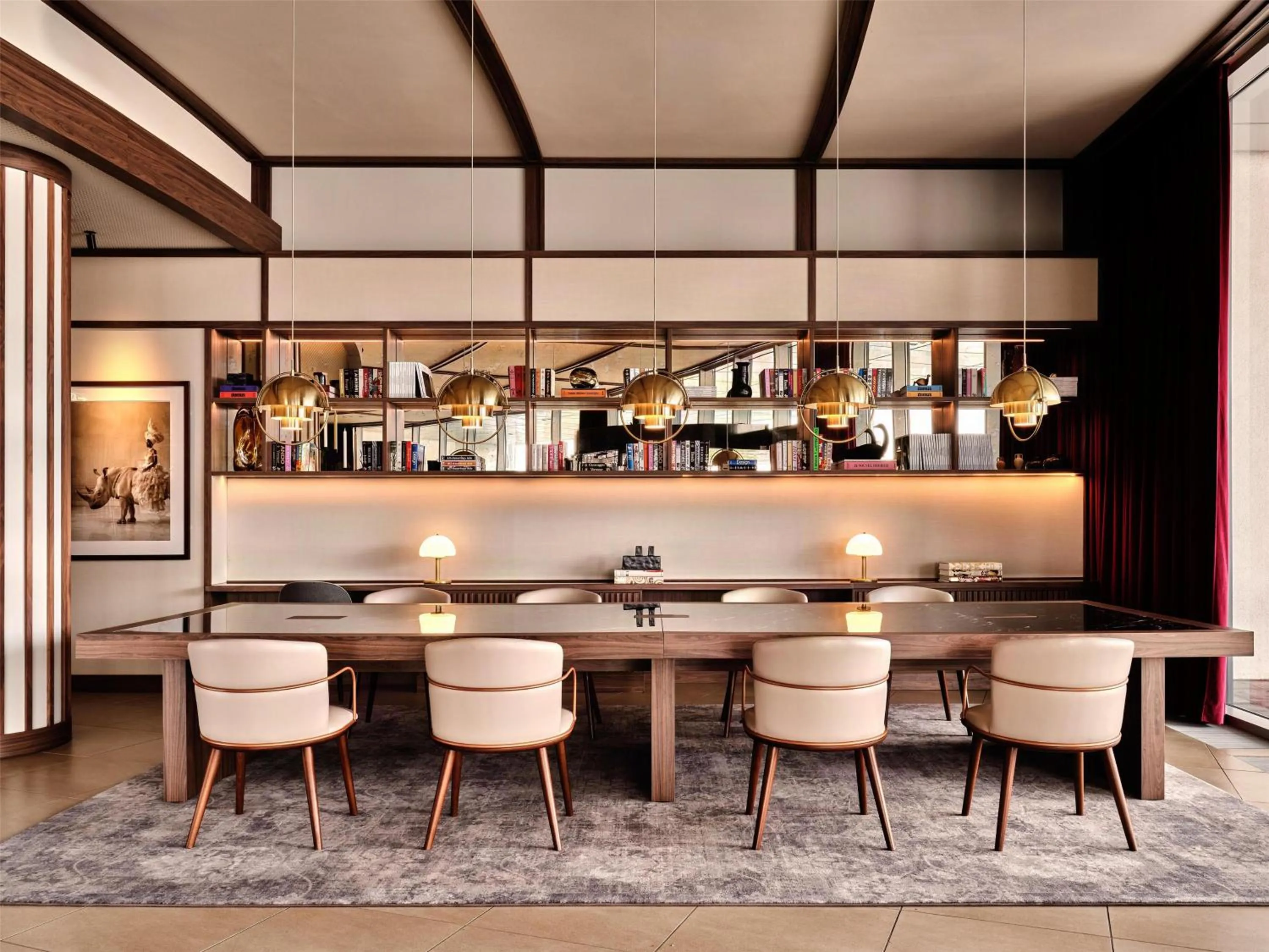 Lobby or reception in Radisson Blu Hotel, Hamburg Airport