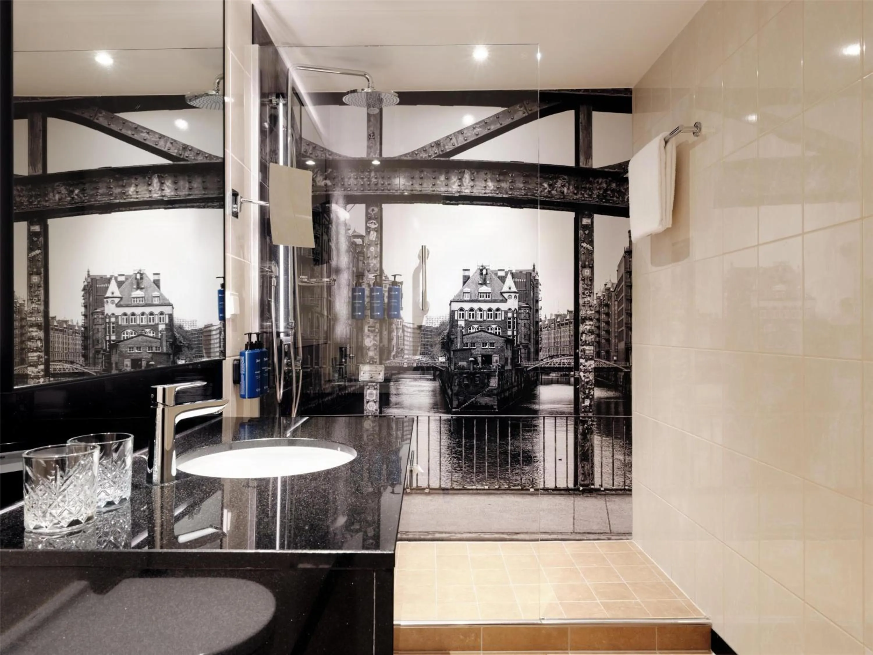 Bathroom in Radisson Blu Hotel, Hamburg Airport