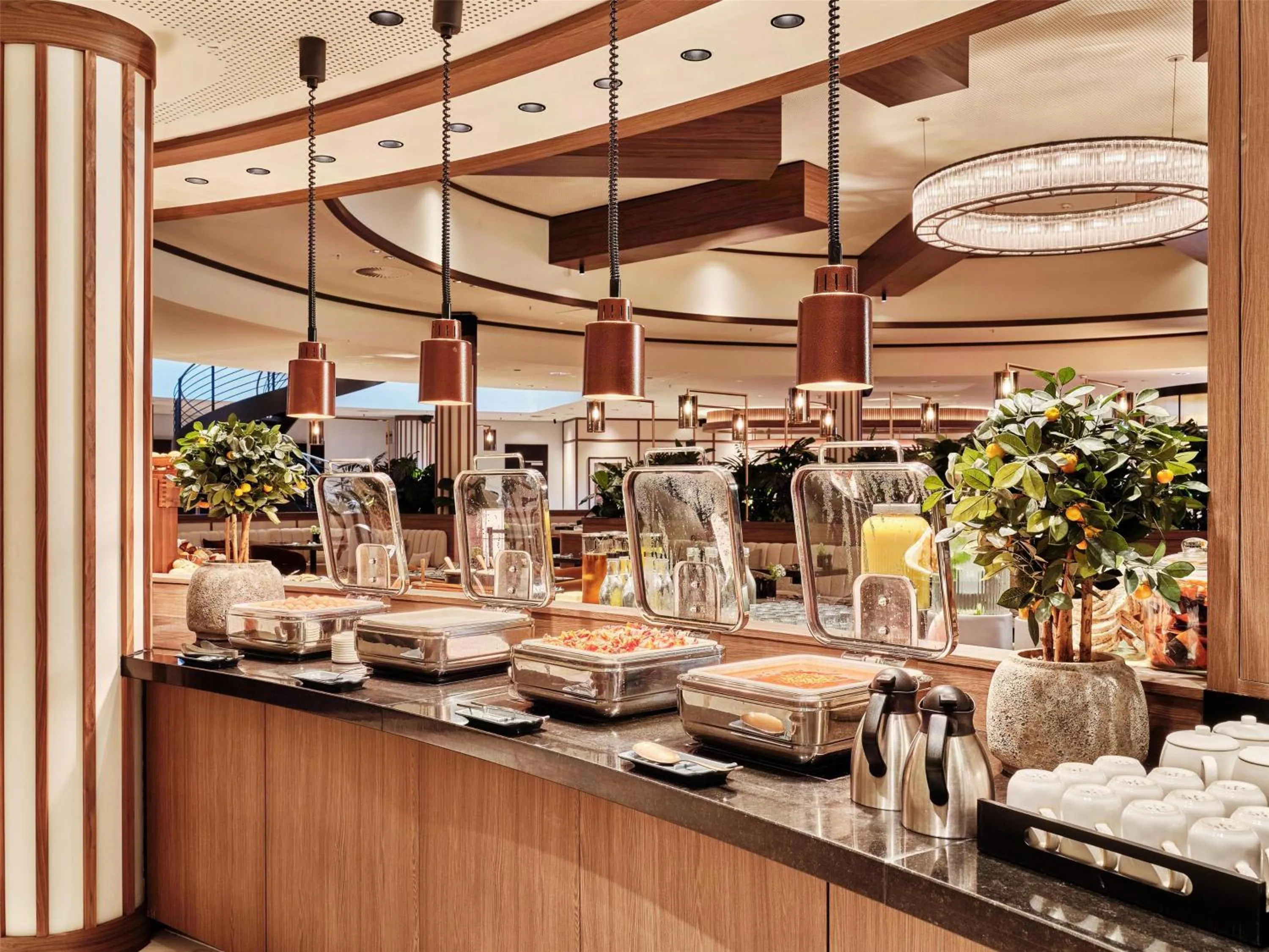 Breakfast in Radisson Blu Hotel, Hamburg Airport