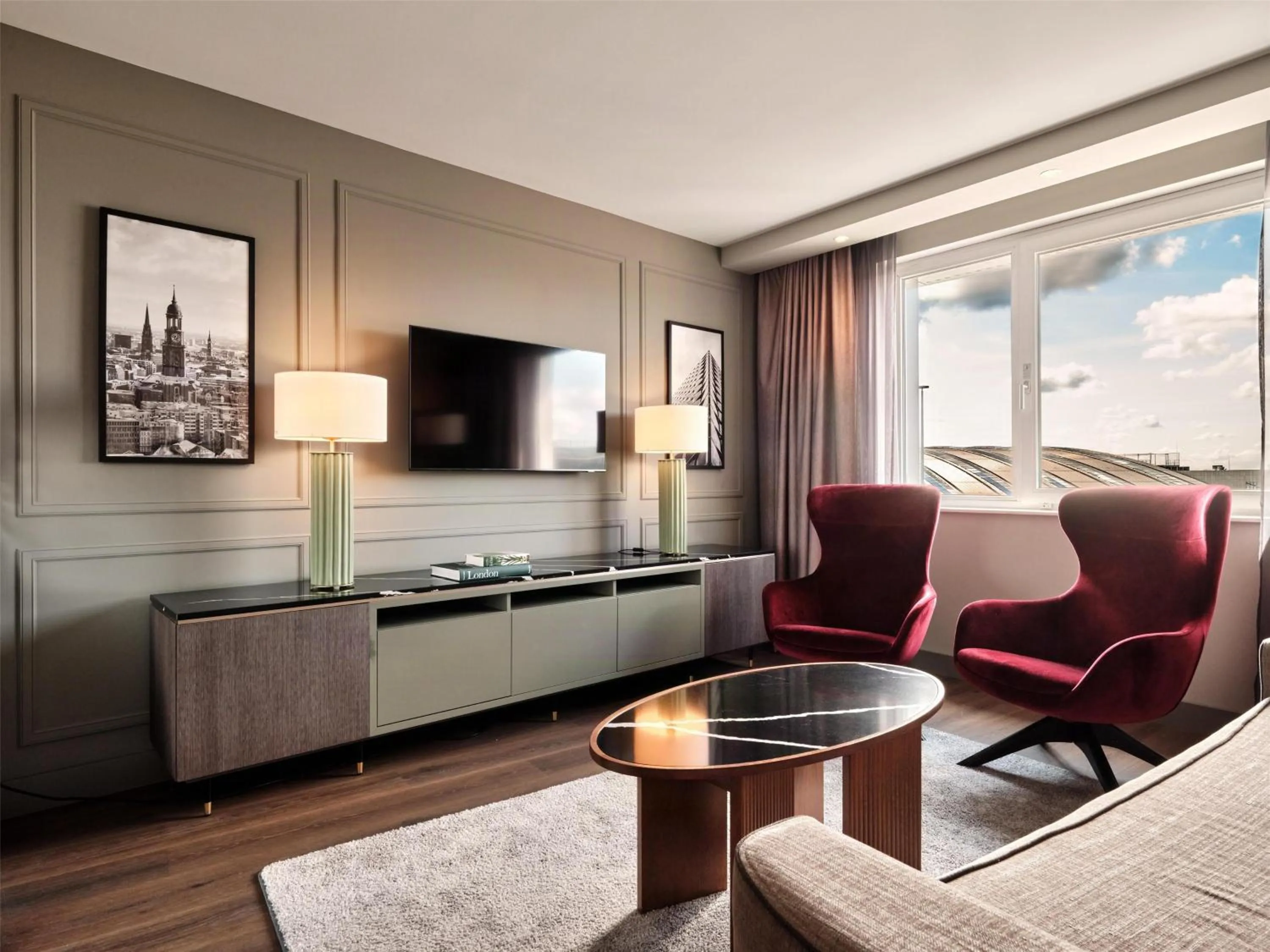 Photo of the whole room in Radisson Blu Hotel, Hamburg Airport