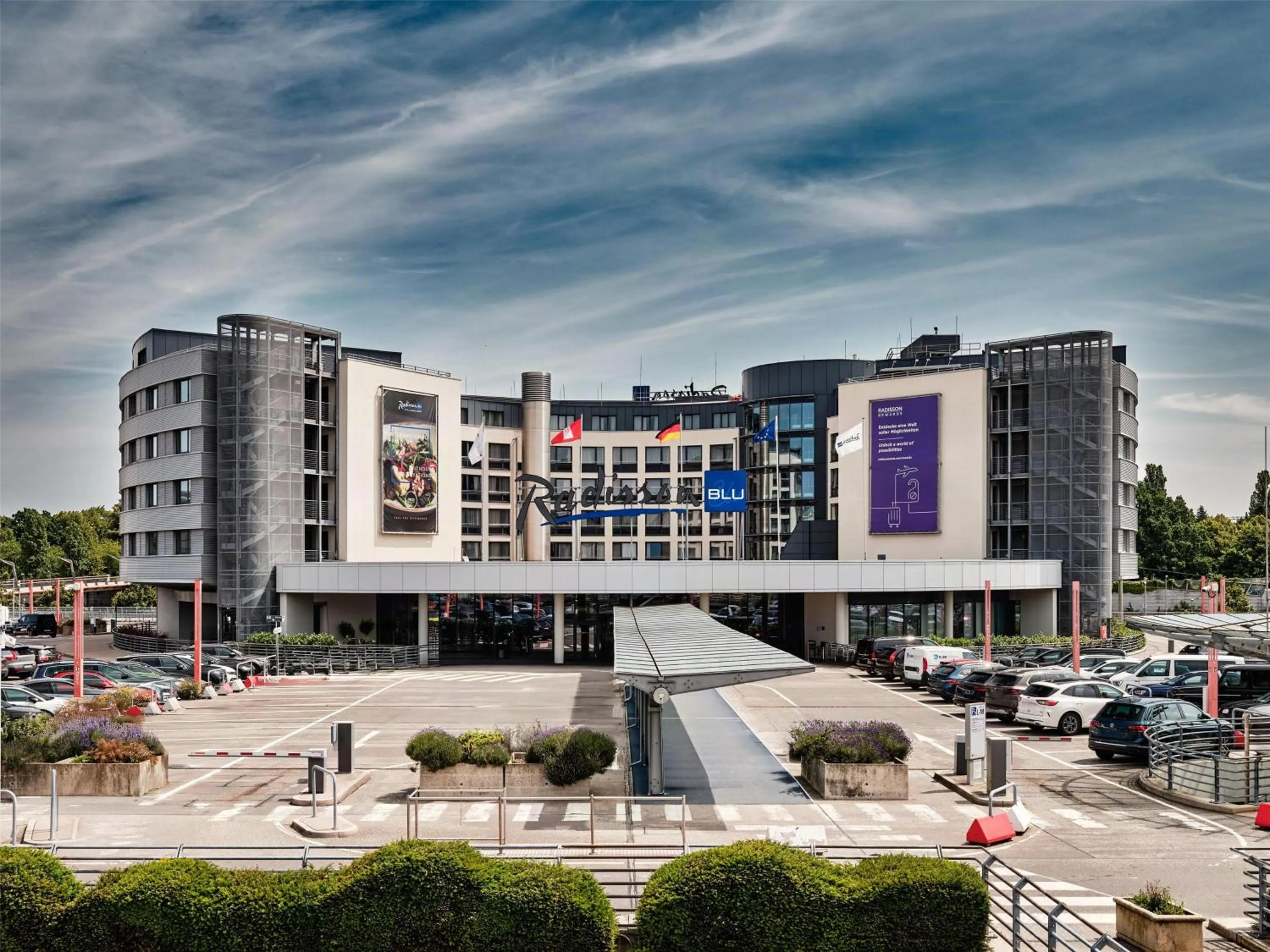 Property building in Radisson Blu Hotel, Hamburg Airport