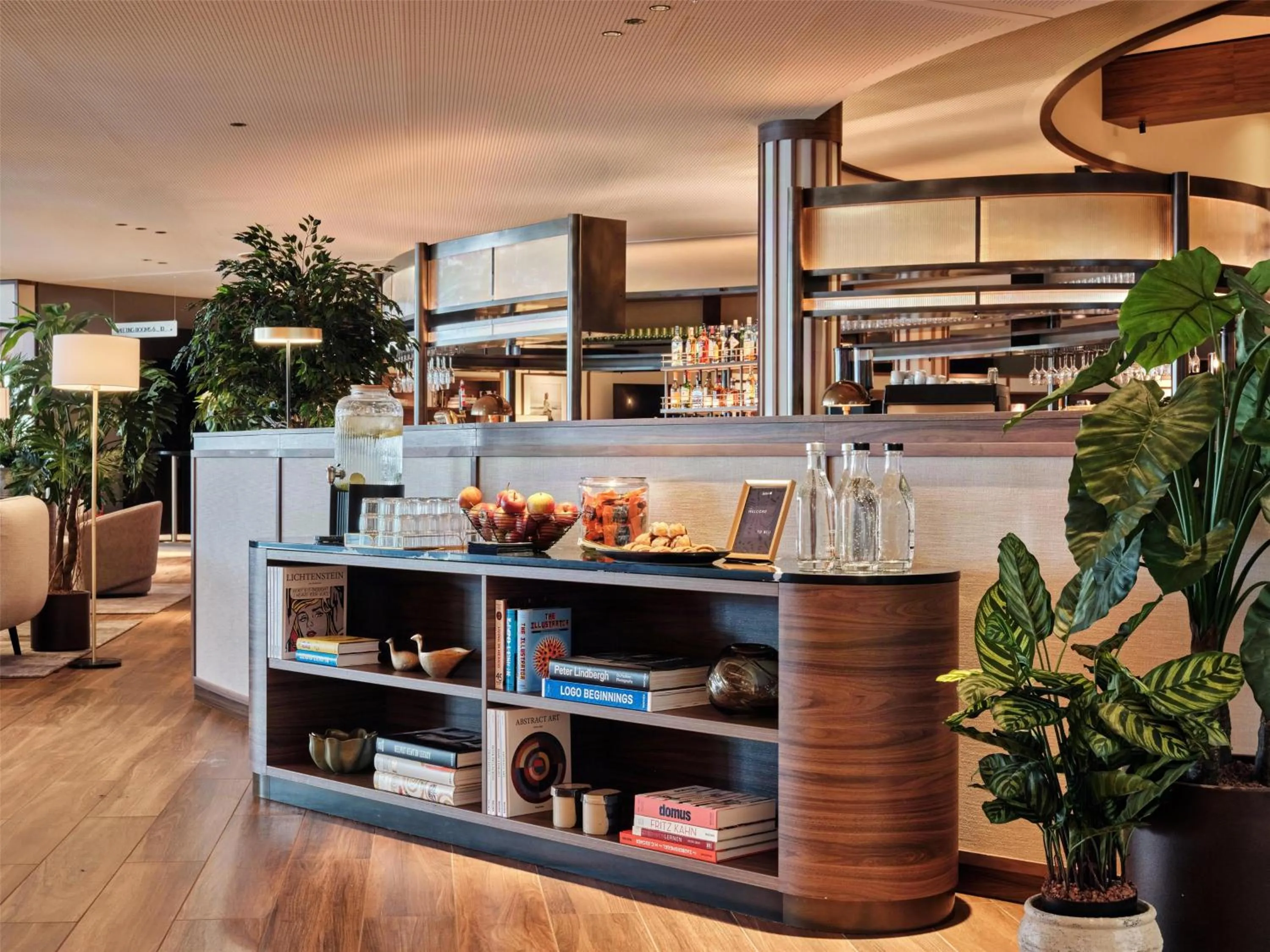 Lobby or reception in Radisson Blu Hotel, Hamburg Airport