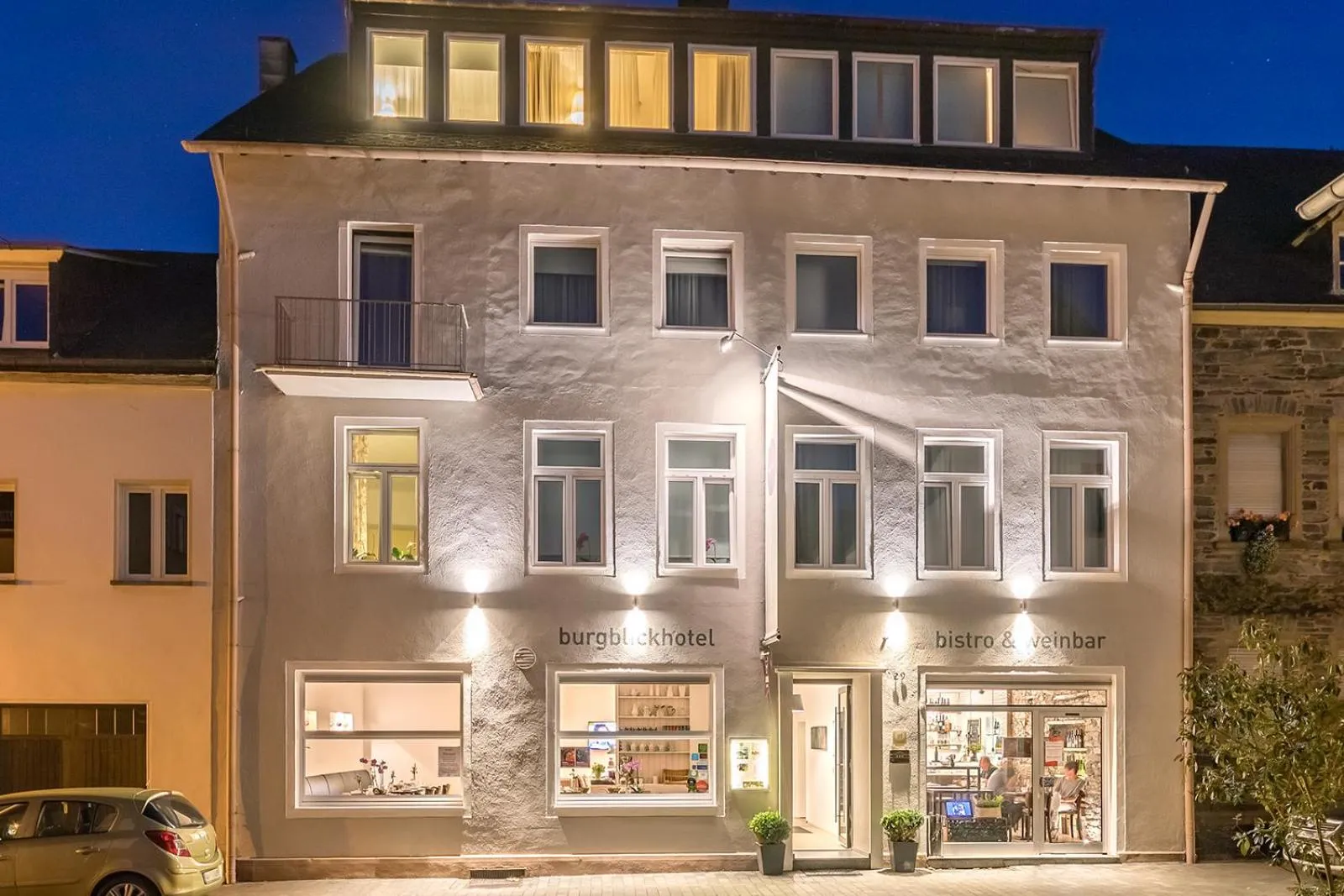 Property building in Burgblickhotel