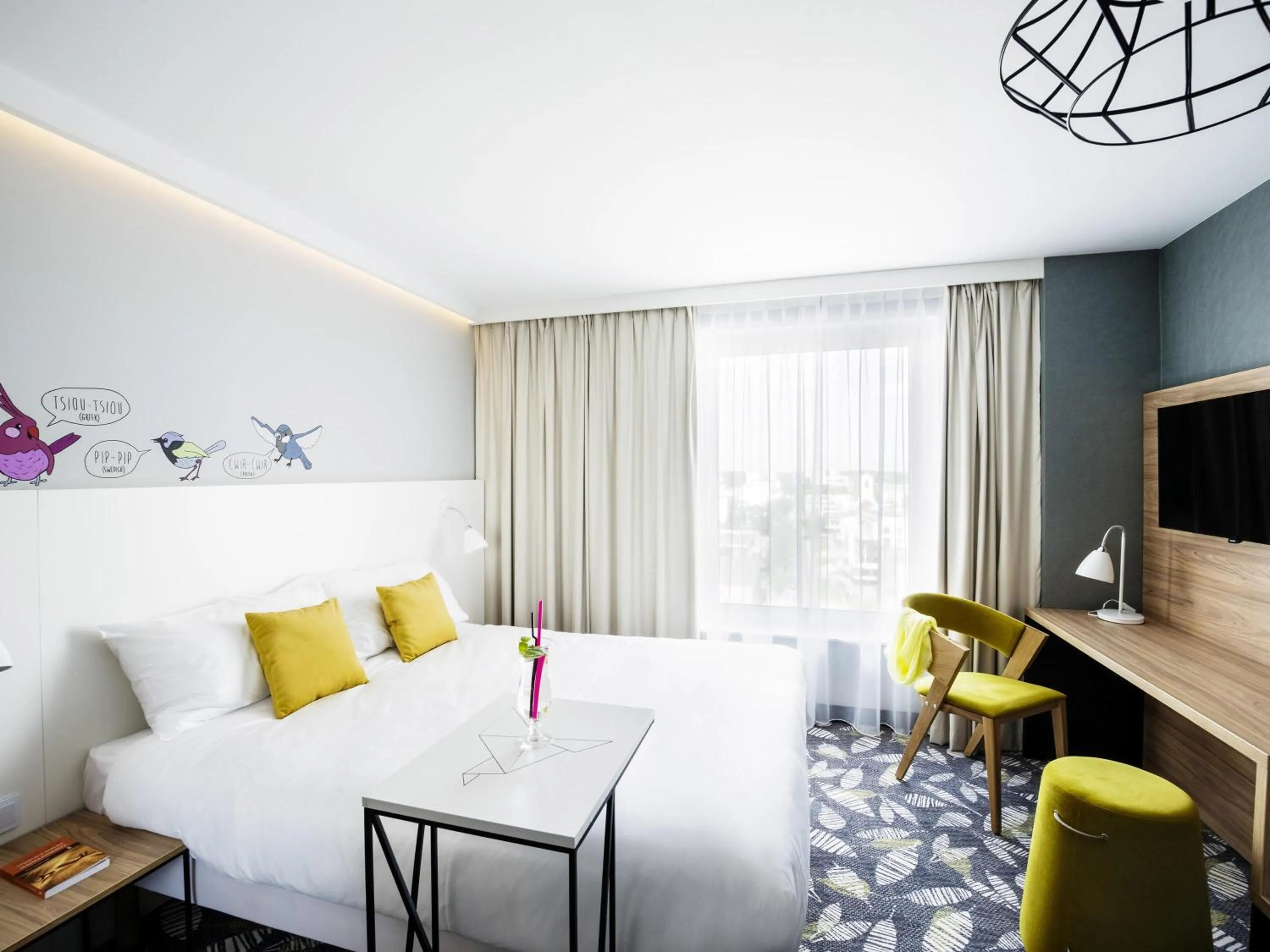 Bedroom, Bed in ibis Styles Bialystok