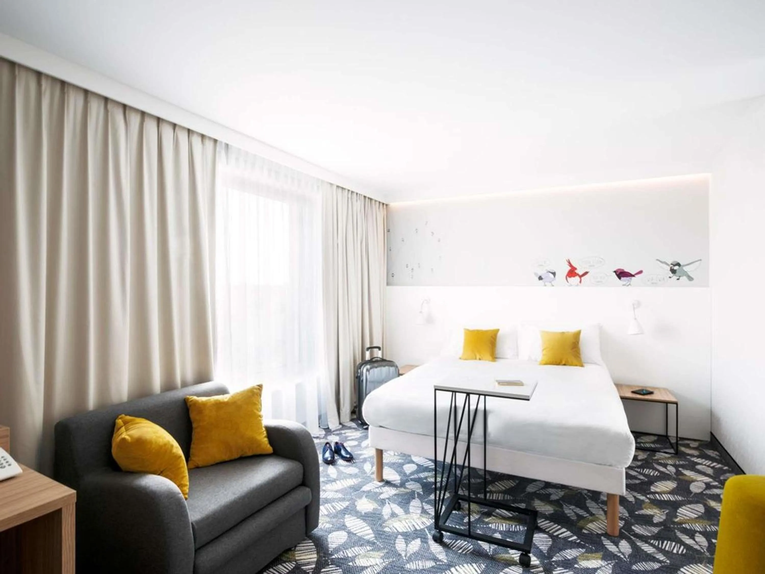 Bedroom in ibis Styles Bialystok