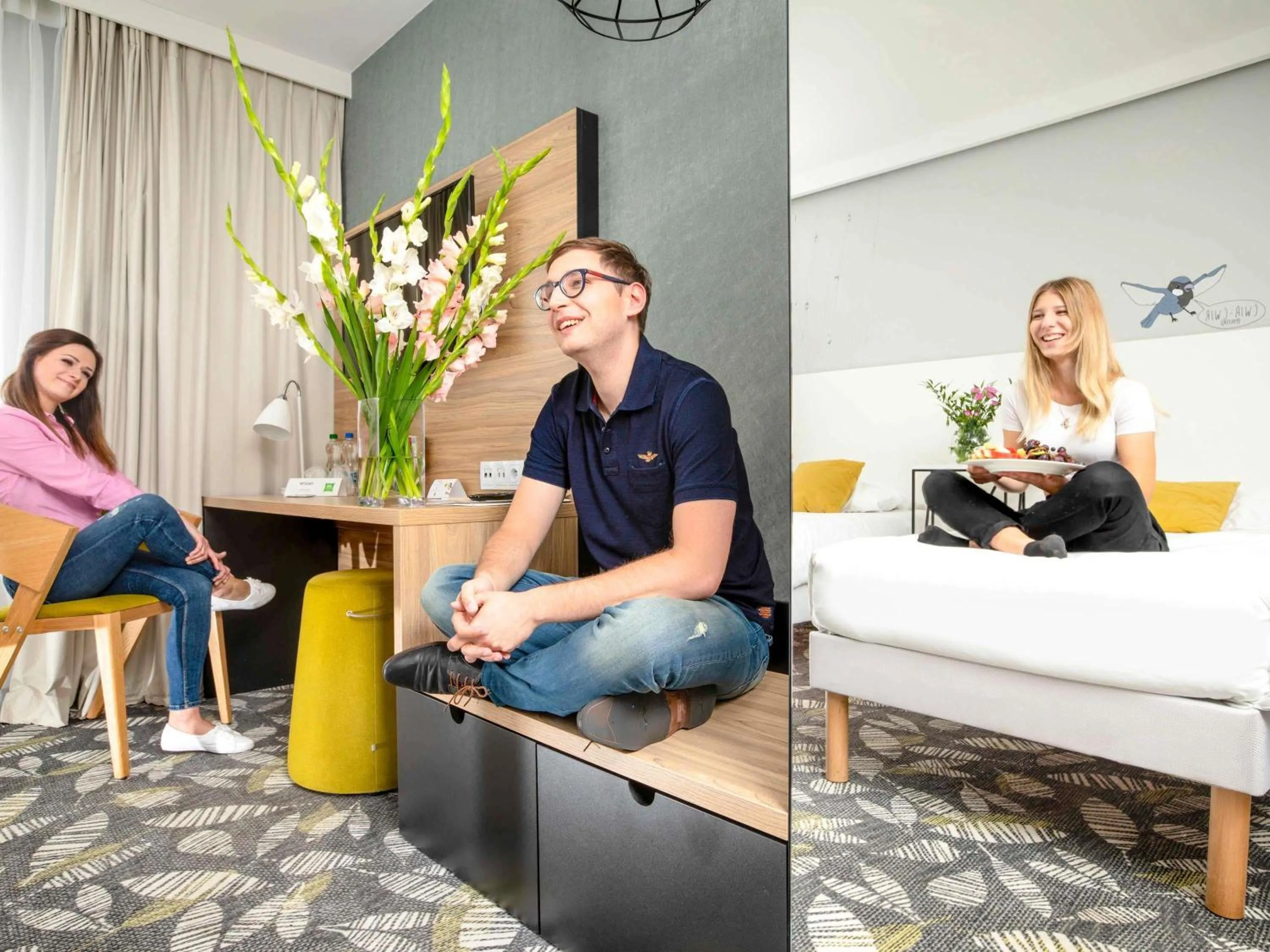 Bedroom in ibis Styles Bialystok