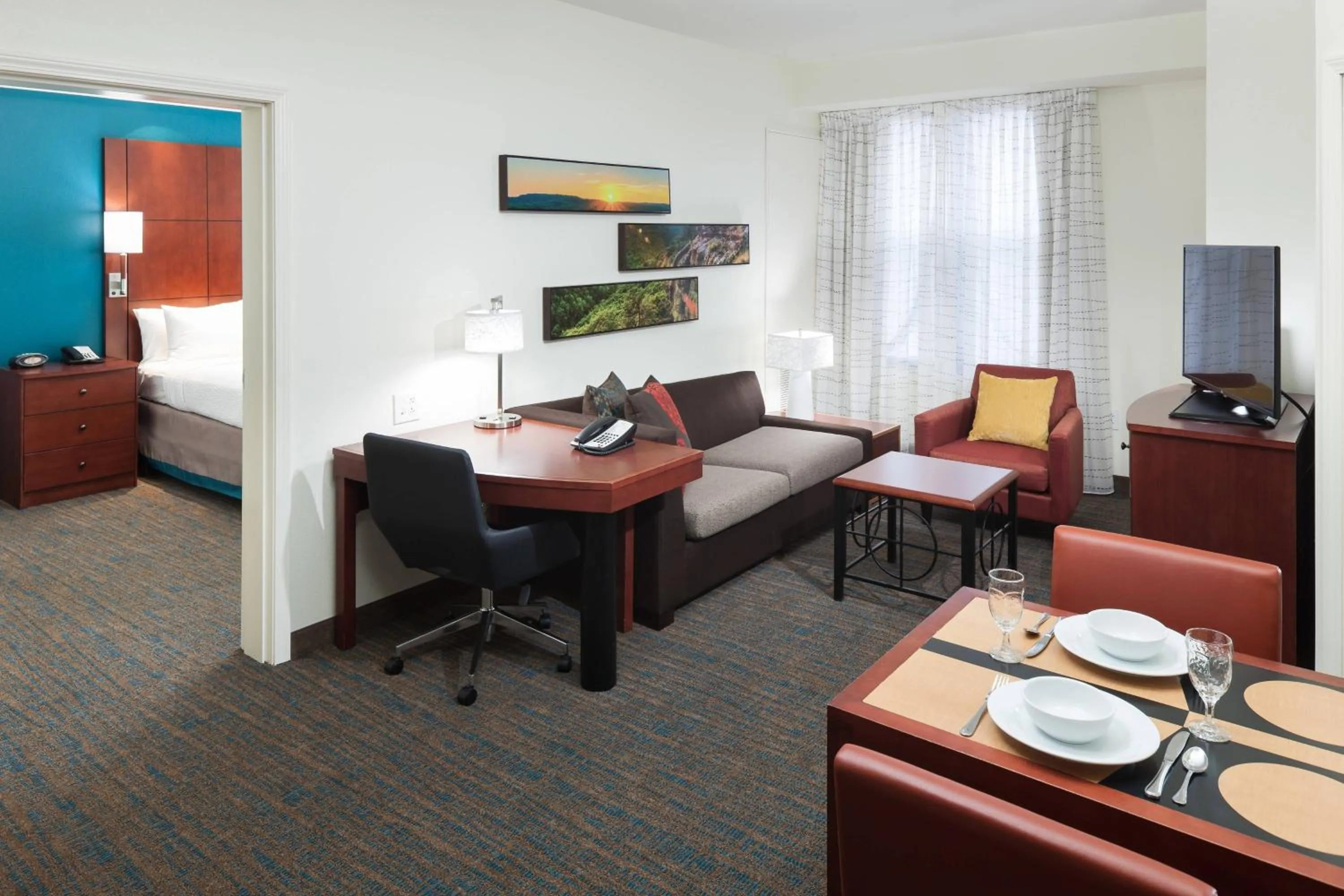 Living room in Residence Inn by Marriott Franklin Cool Springs