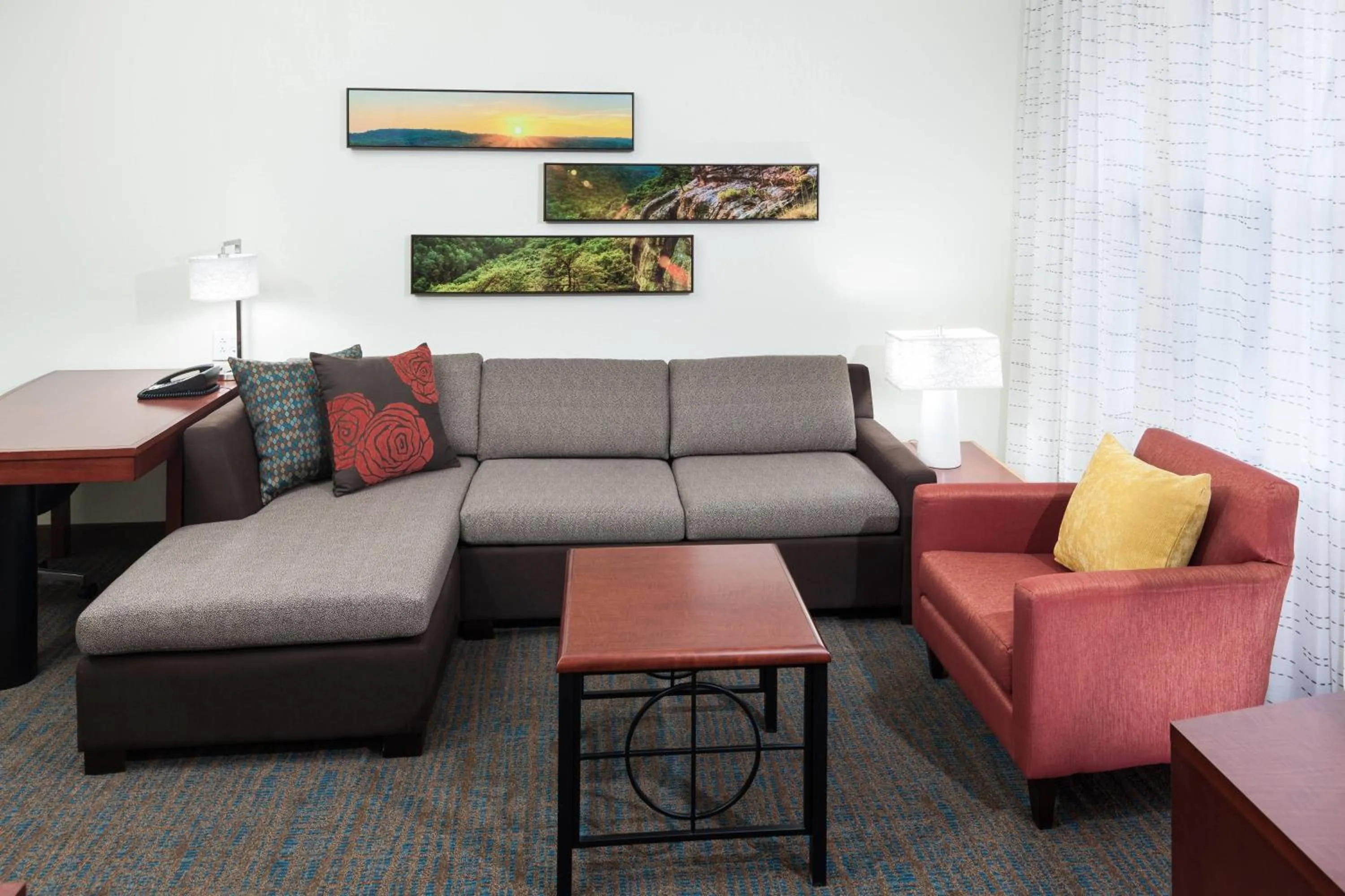 Living room in Residence Inn by Marriott Franklin Cool Springs