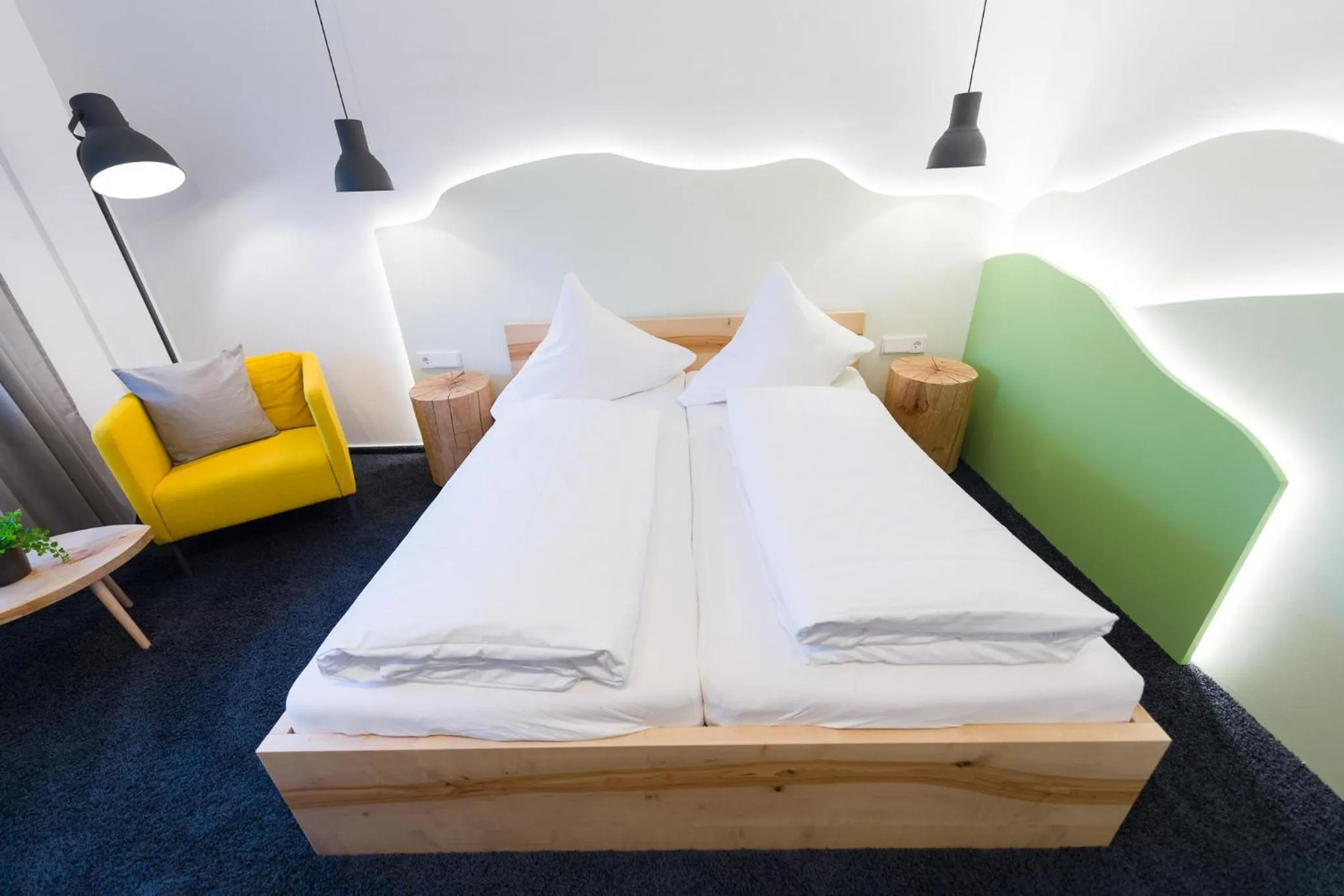 Bed in Hotel Rhönhof