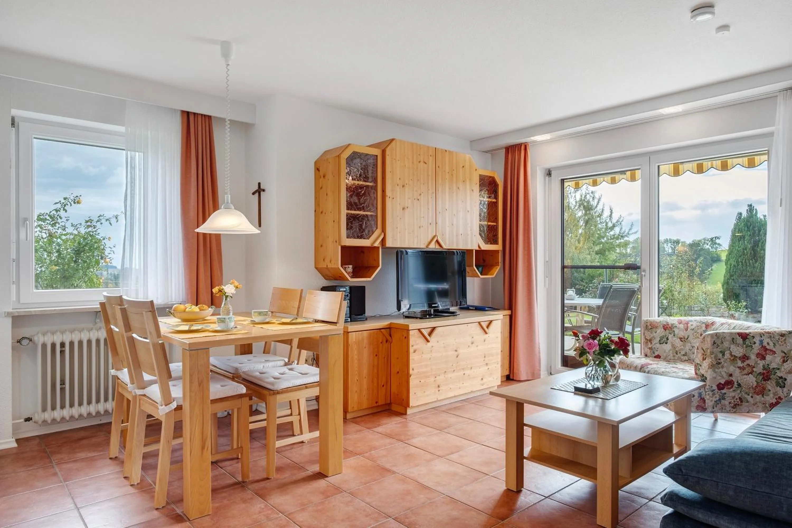 One-Bedroom Apartment with Garden View in Ferienwohnungen Tröndle