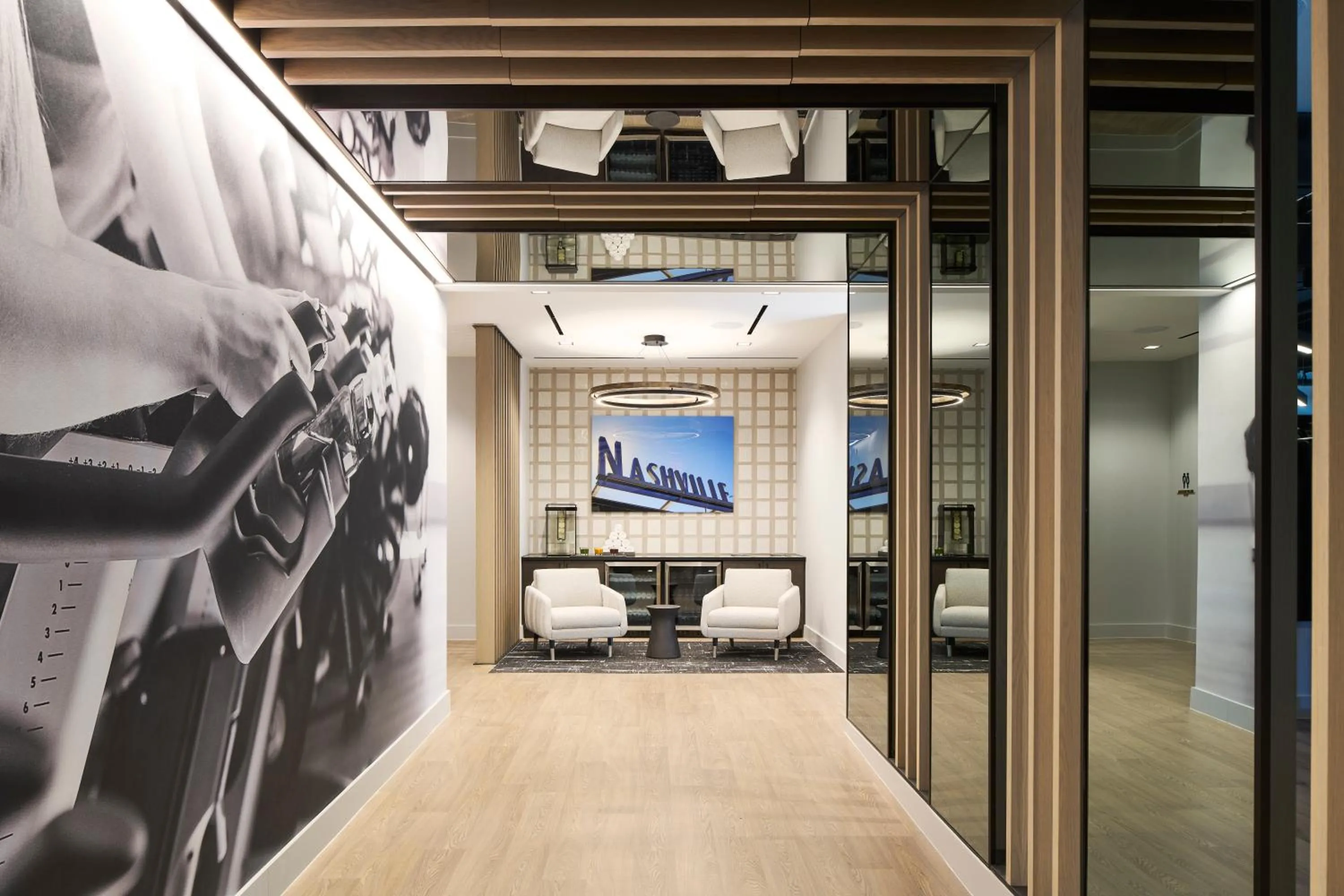 Fitness centre/facilities in Loews Nashville Hotel at Vanderbilt Plaza