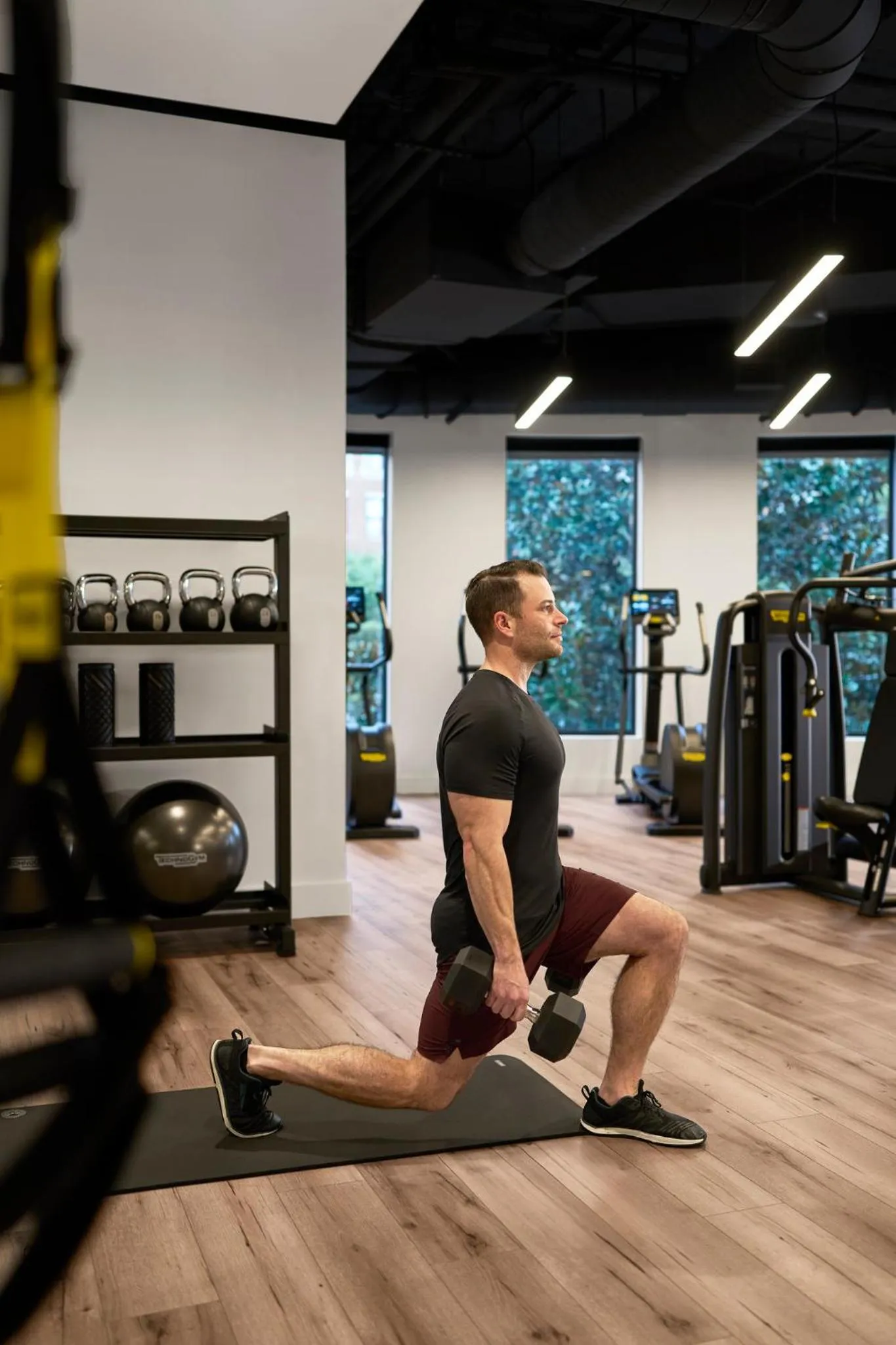 Fitness centre/facilities in Loews Nashville Hotel at Vanderbilt Plaza