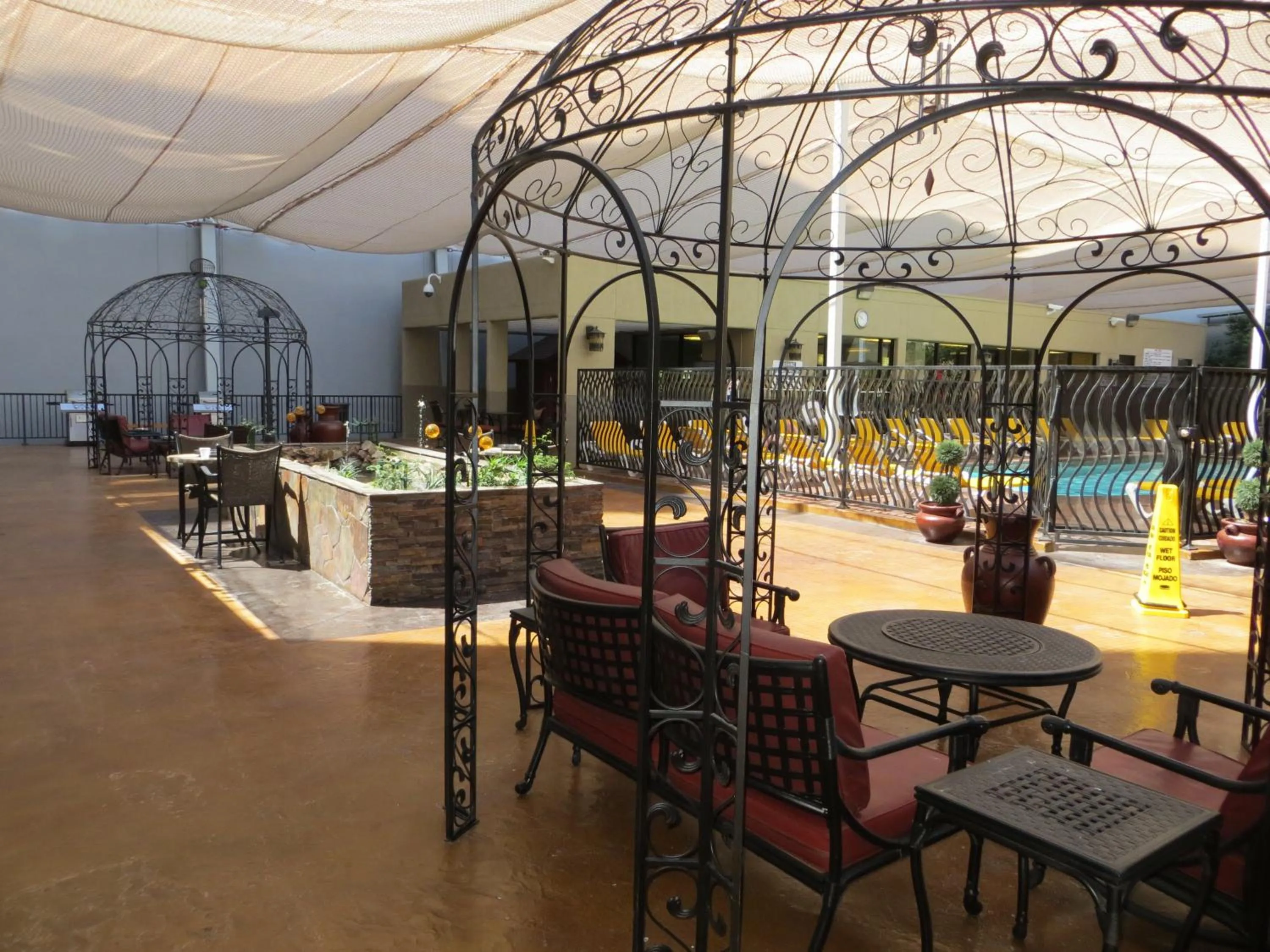 Patio in Jockey Resort Suites Center Strip